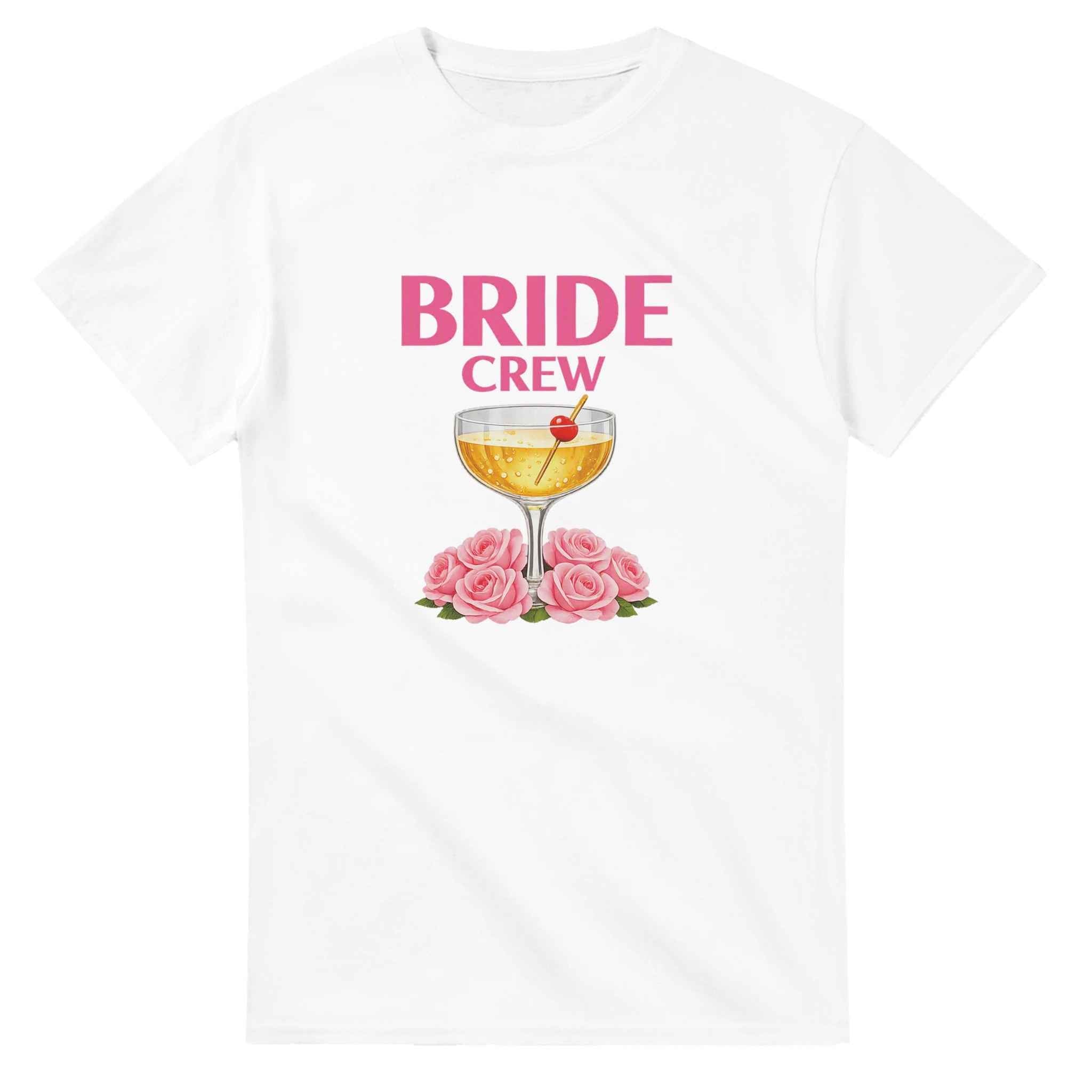 Custom Bride Crew T-Shirt - Matching Bachelorette Party Shirts, Personalized Wedding Party Gift, Bridal Shower Team Bride Apparel