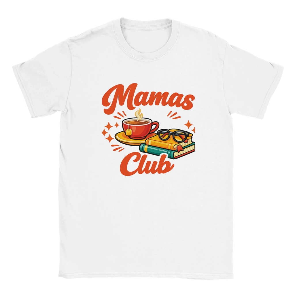 Mama's Club Graphic T-Shirt - Premium Soft Ring-Spun Cotton Tee