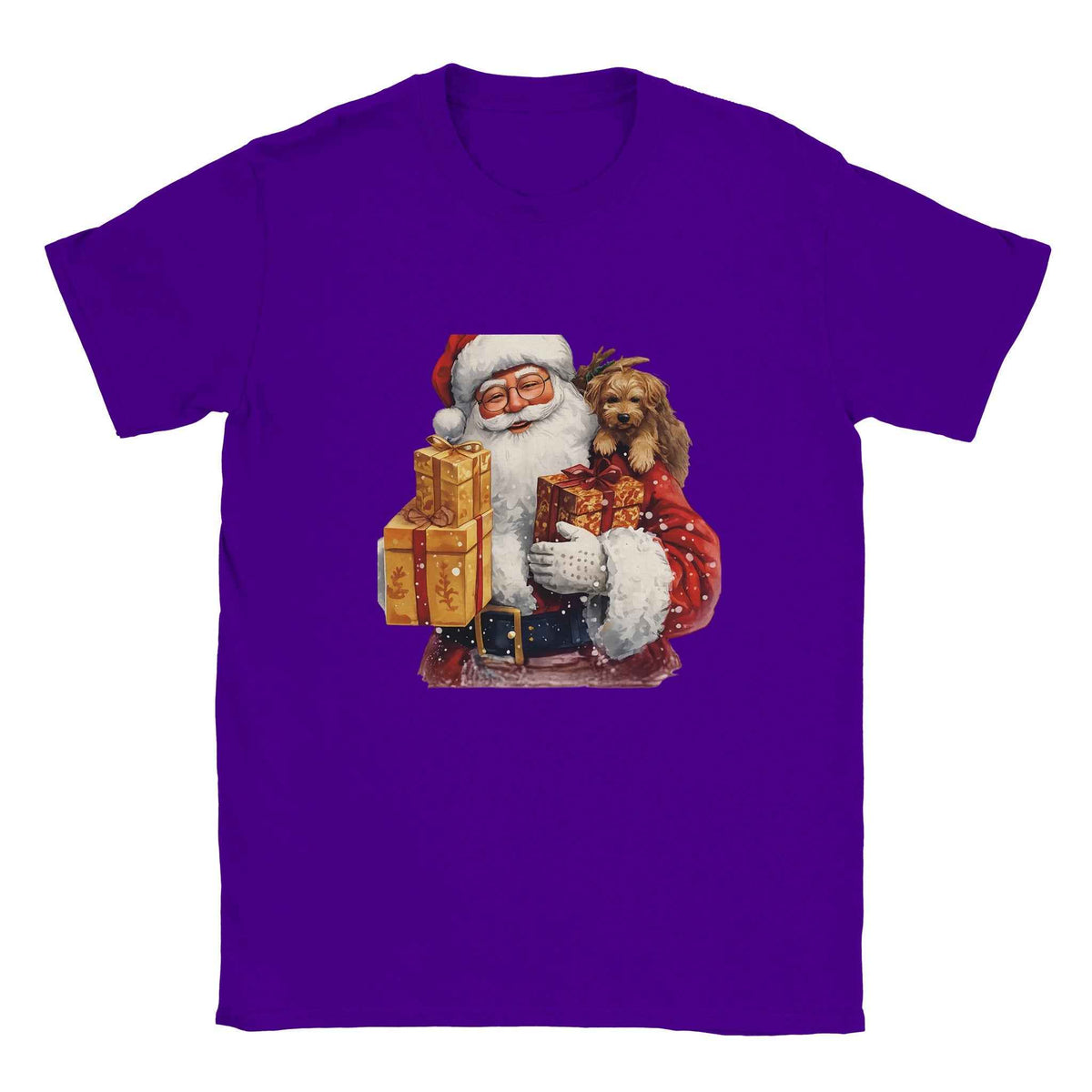 Father Christmas T-Shirt, Santa Claus Graphic Tee, Retro Holiday Shirt, Christmas Gift for Dad, Festive Xmas Apparel, Handmade Santa Top