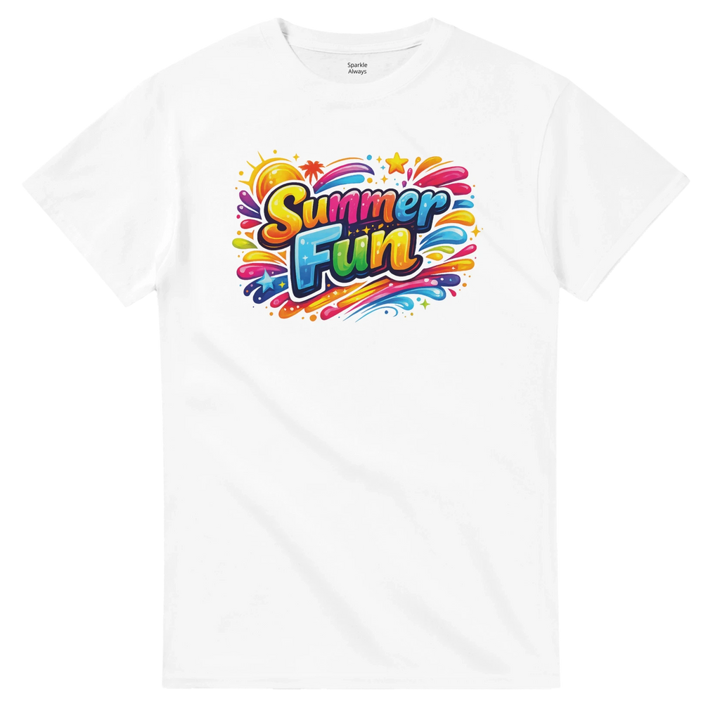 Summer Fun Beach T Shirt – Bright Casual Graphic Tee for Your Adventures