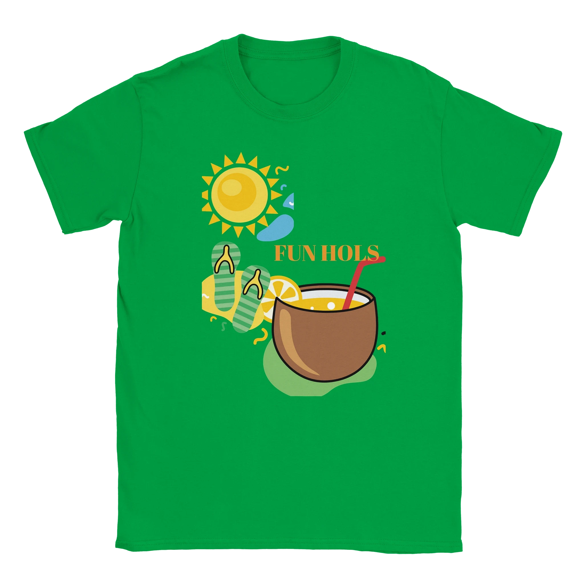 Fun Holiday Beach Graphic T-Shirt - Premium Cotton Tee