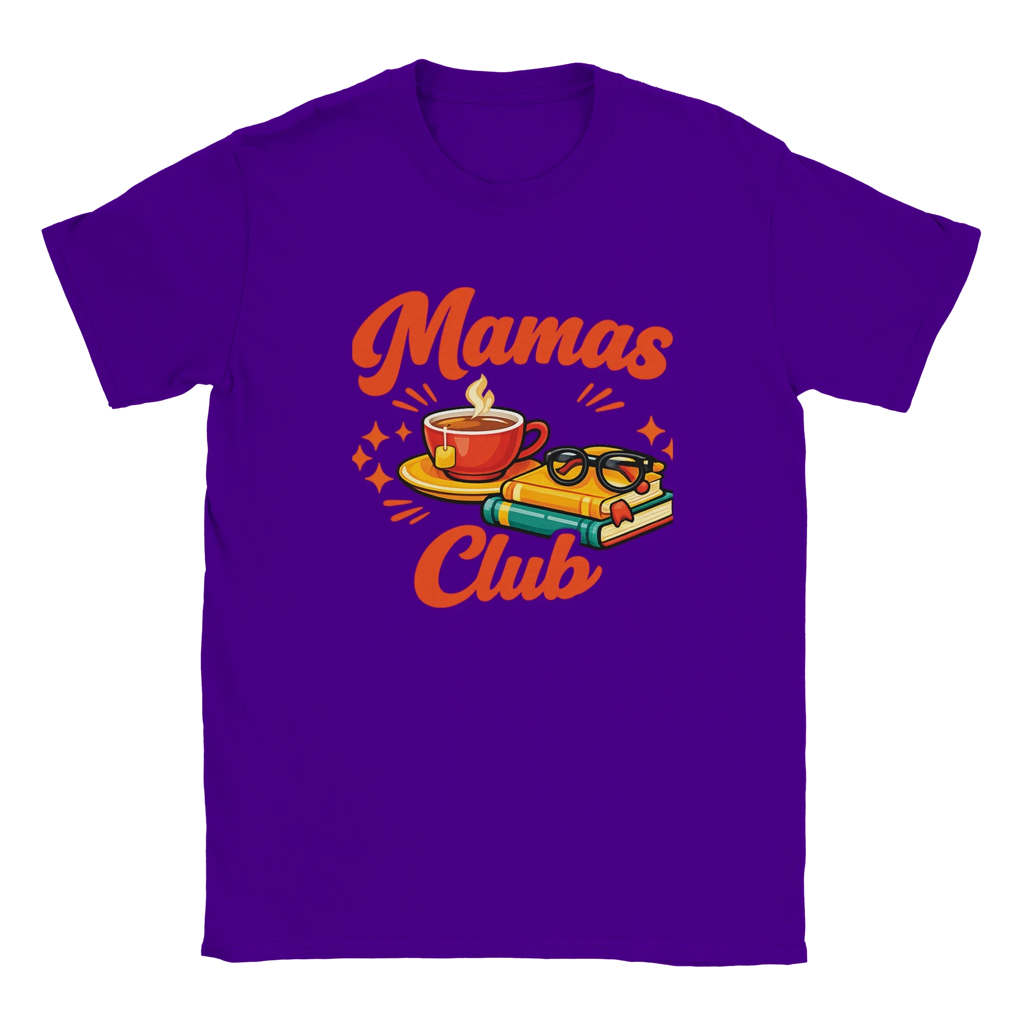 Mama's Club Graphic T-Shirt - Premium Soft Ring-Spun Cotton Tee