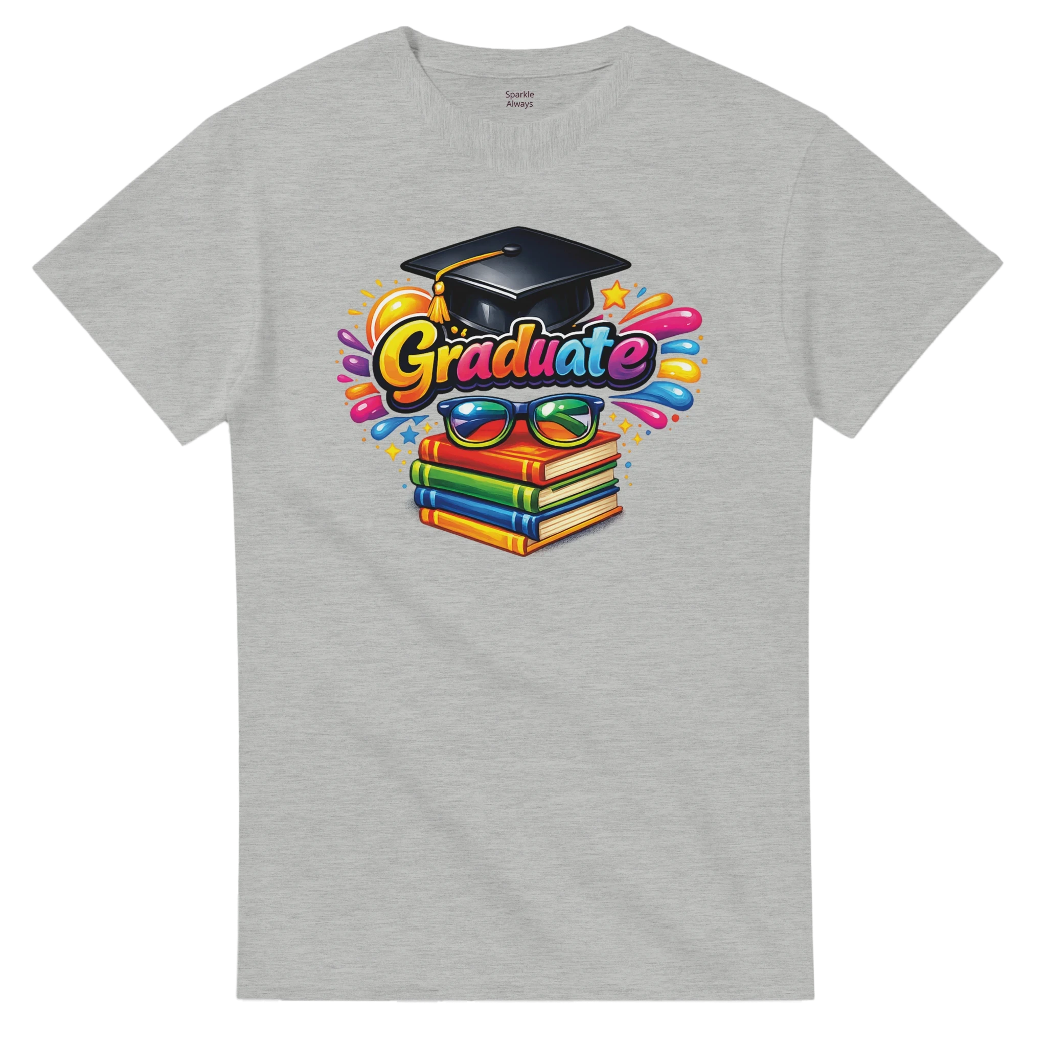 Graduate Celebration T-Shirt – Classic Heavyweight Cotton Graduation Party Tee