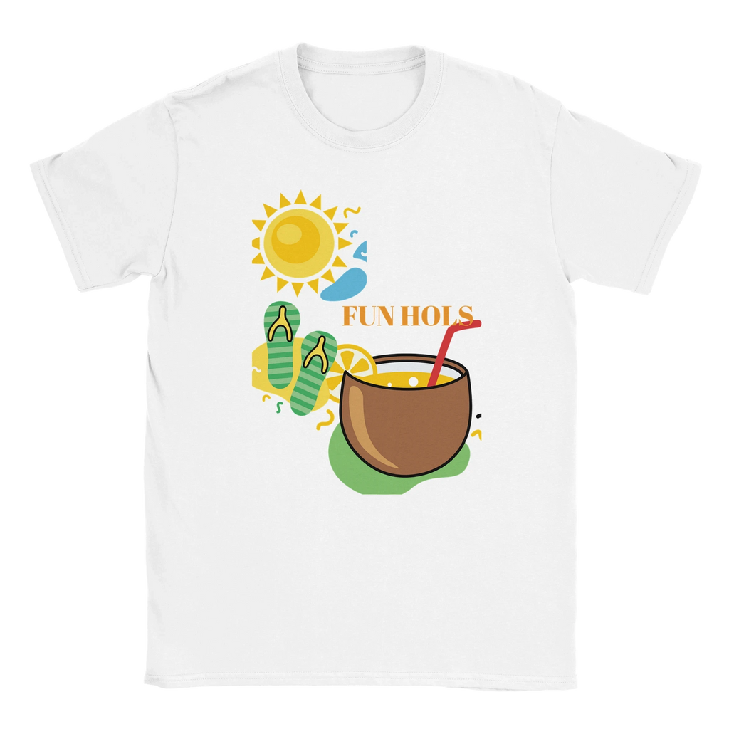 Fun Holiday Beach Graphic T-Shirt - Premium Cotton Tee