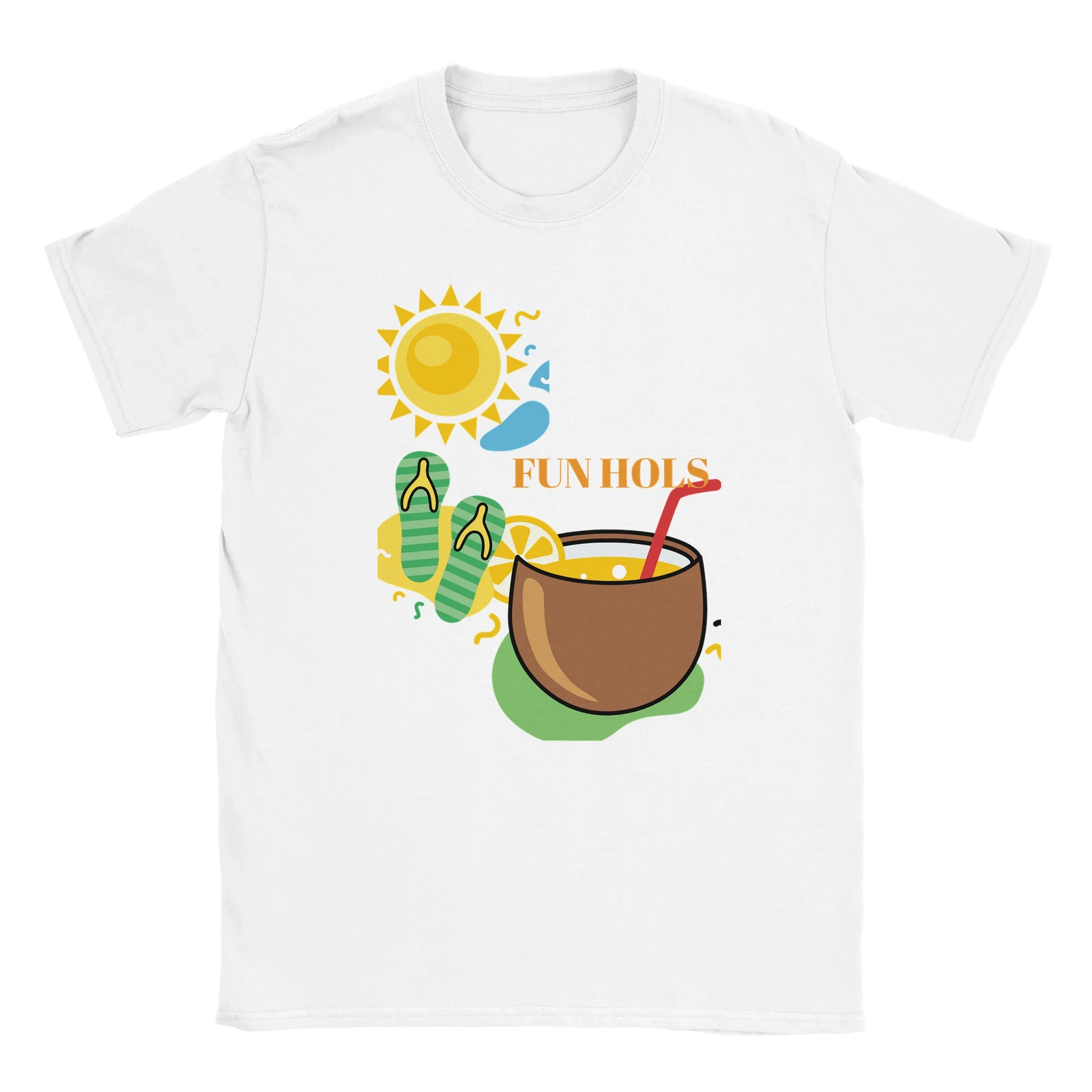 Fun Holiday Beach Graphic T-Shirt - Premium Cotton Tee