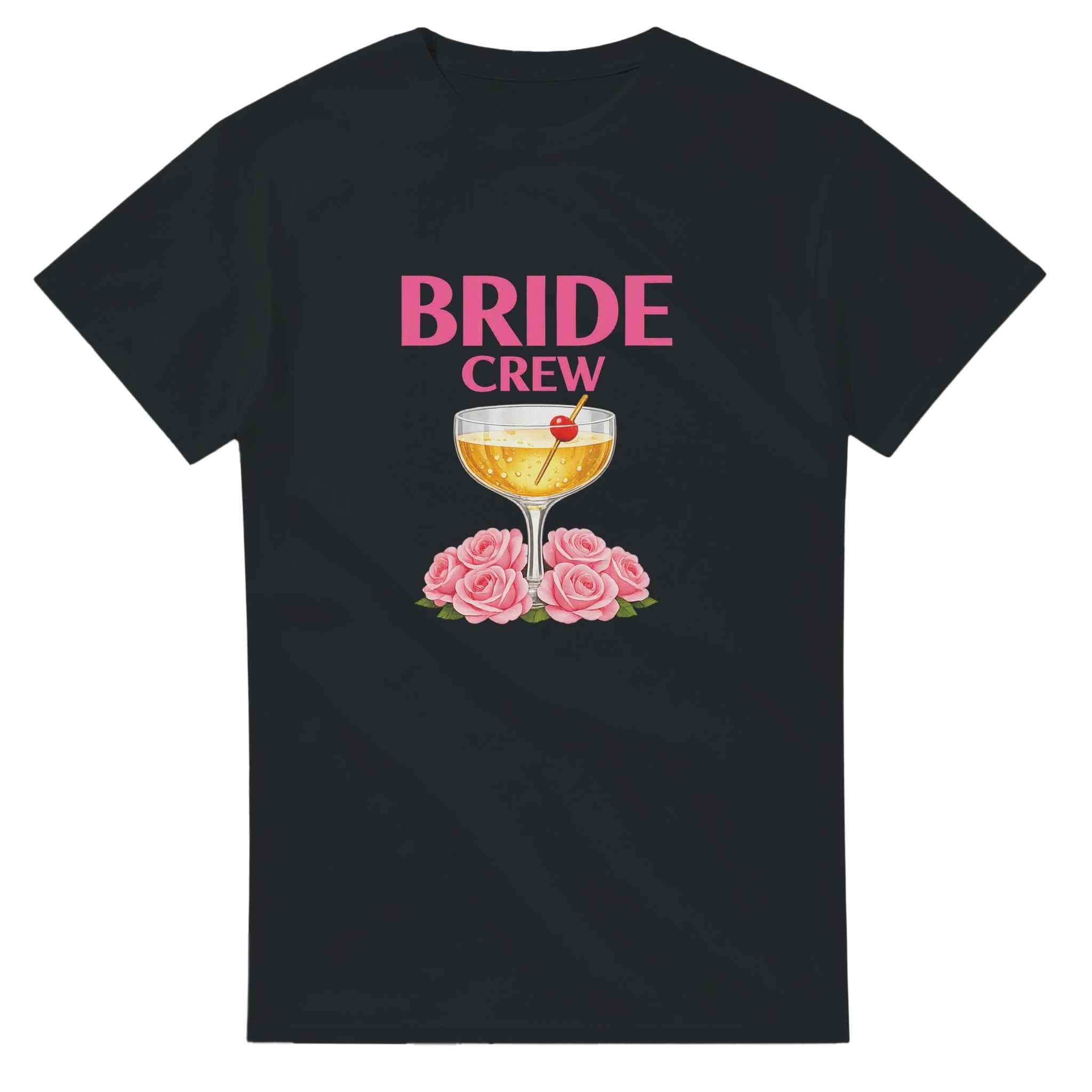 Custom Bride Crew T-Shirt - Matching Bachelorette Party Shirts, Personalized Wedding Party Gift, Bridal Shower Team Bride Apparel