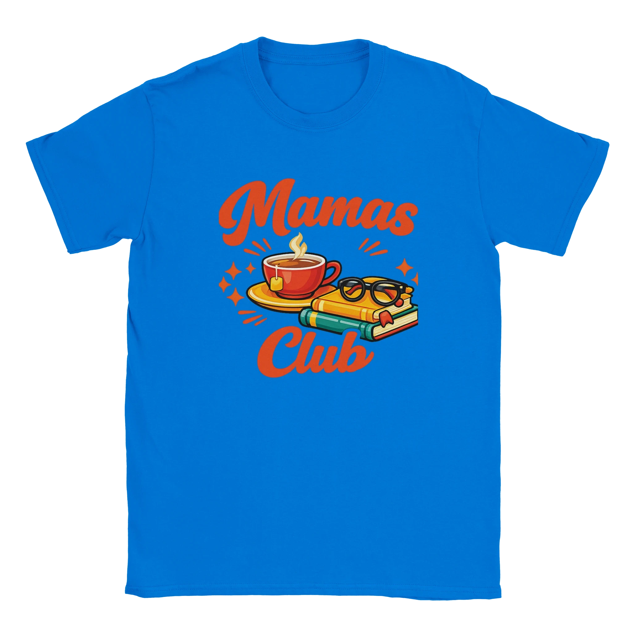 Mama's Club Graphic T-Shirt - Premium Soft Ring-Spun Cotton Tee