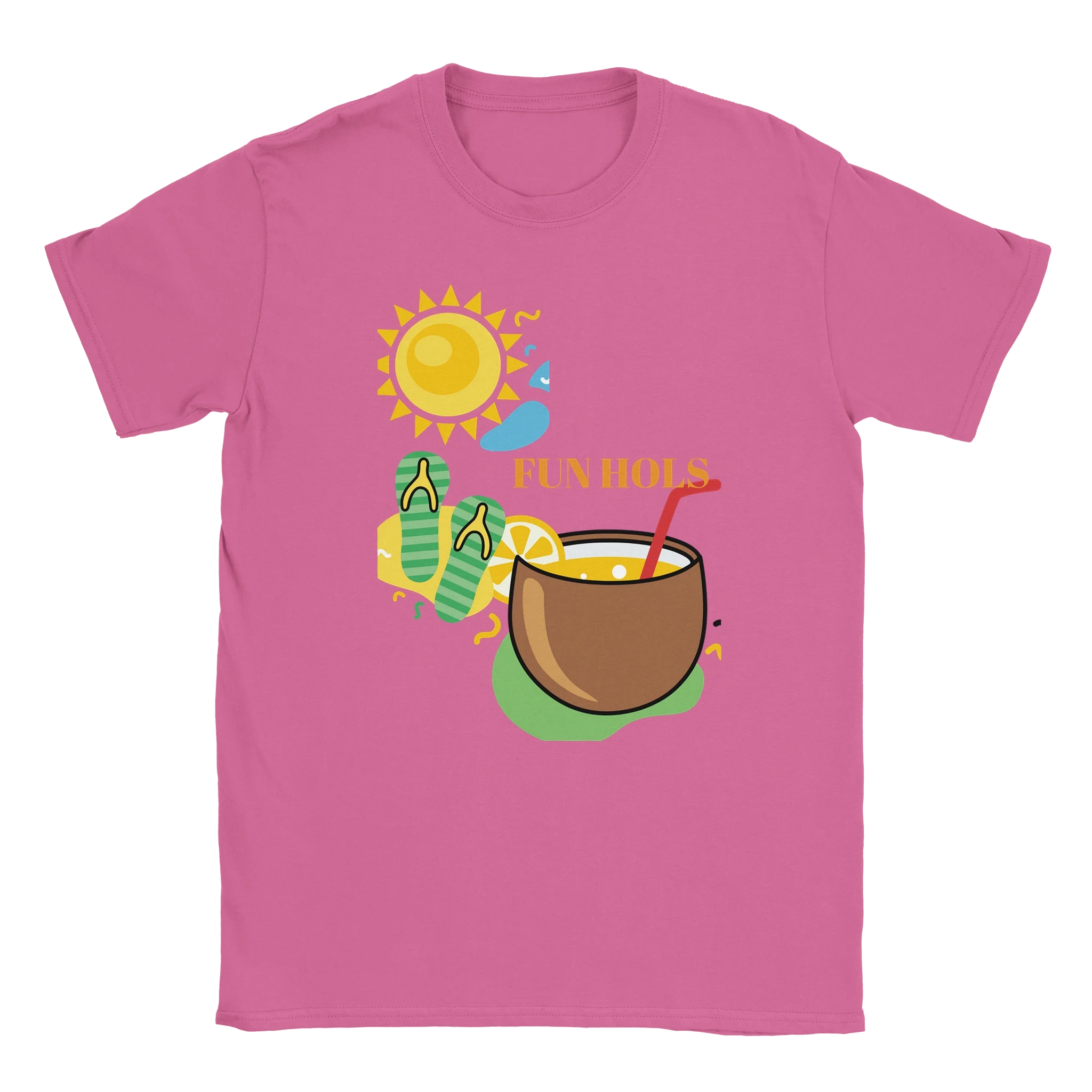 Fun Holiday Beach Graphic T-Shirt - Premium Cotton Tee