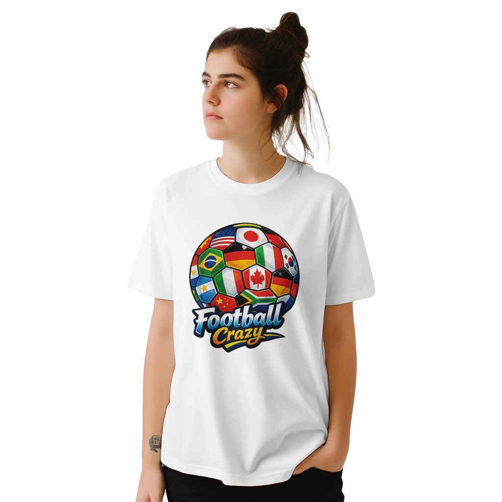 World Football Premium Graphic T-Shirt - Soft Ring-Spun Cotton Casual Tee