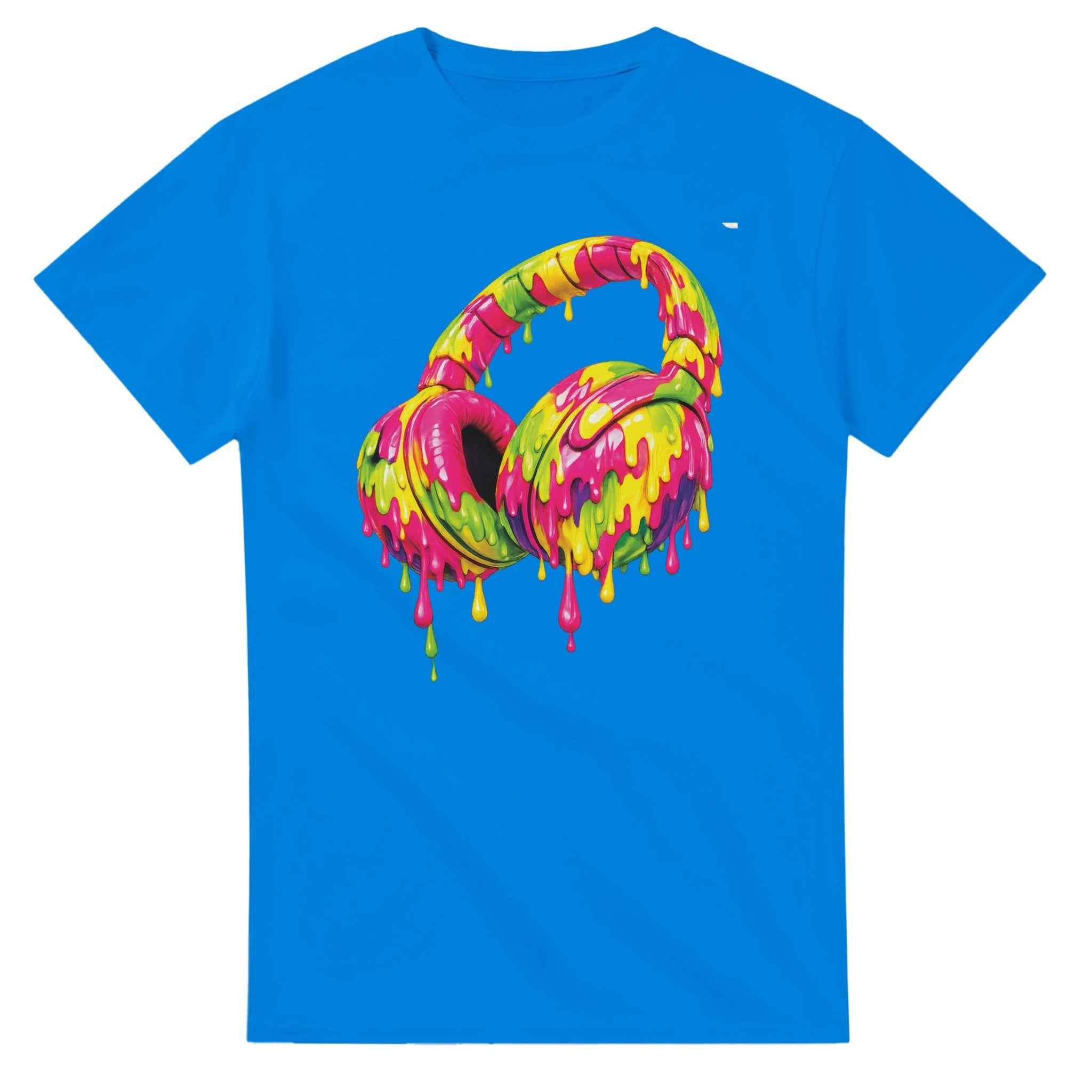 Headphones Graphic T-Shirt - Heavyweight Cotton Classic Fit Tee