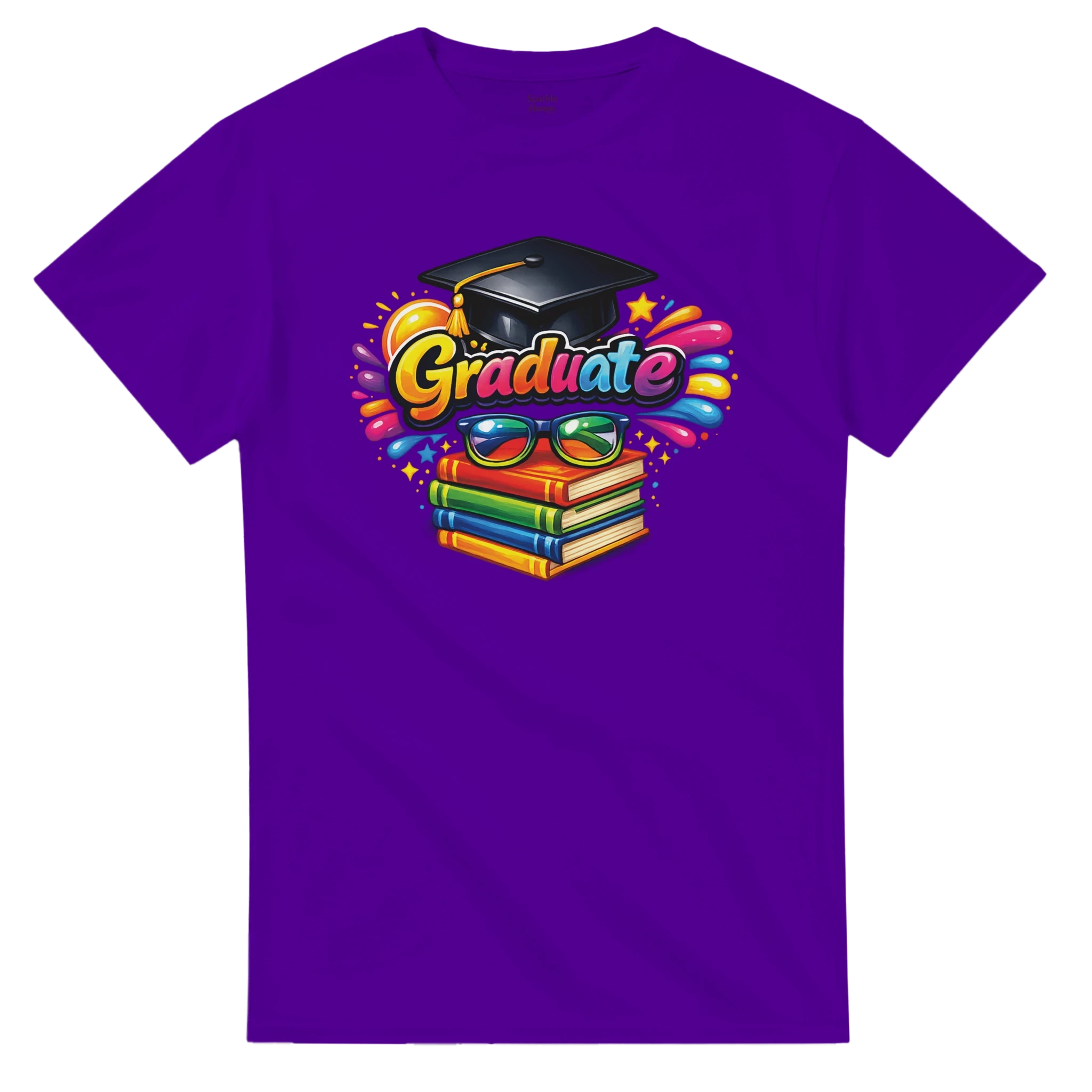 Graduate Celebration T-Shirt – Classic Heavyweight Cotton Graduation Party Tee