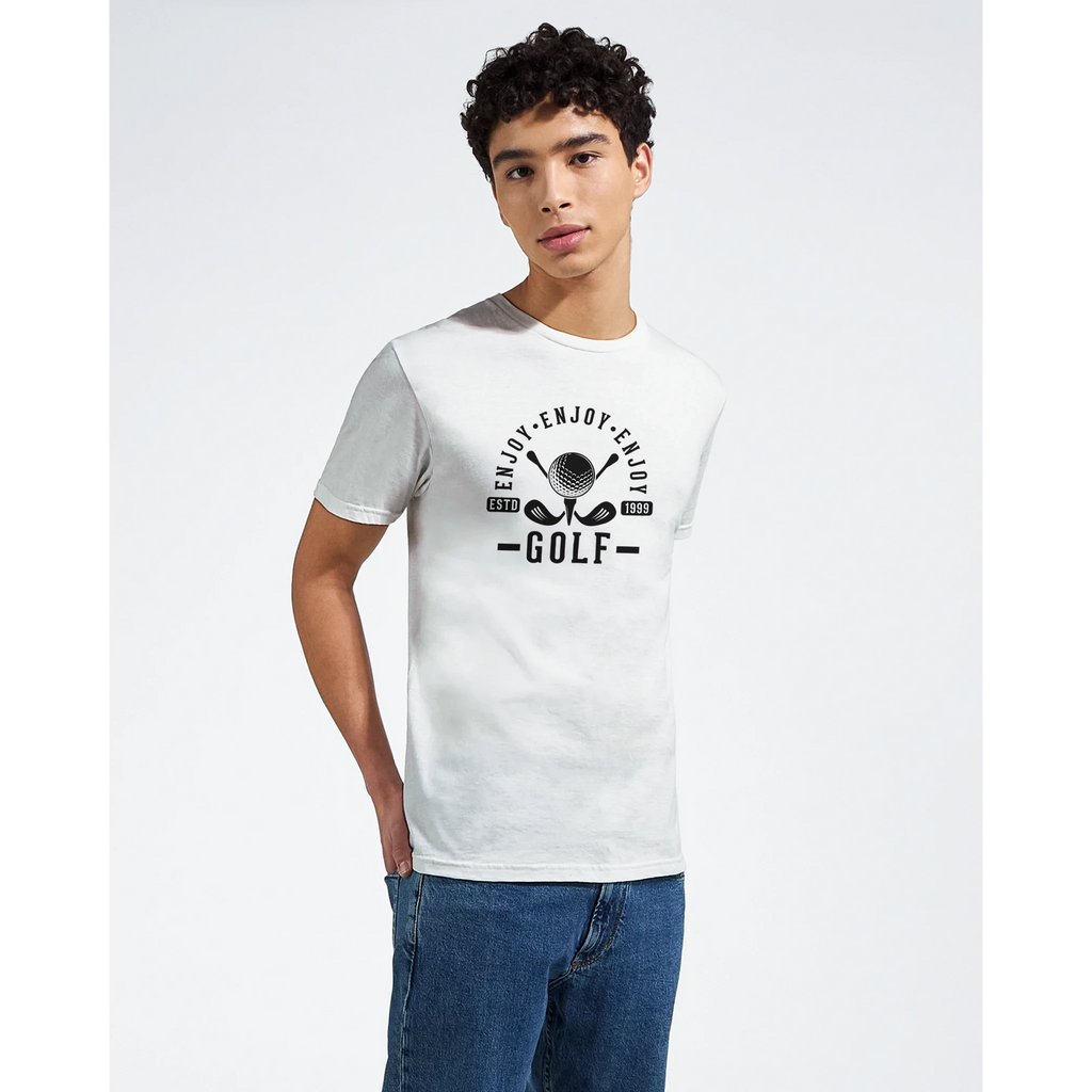 Enjoy Golf Graphic T-Shirt – Premium Ring-Spun Cotton Casual Tee