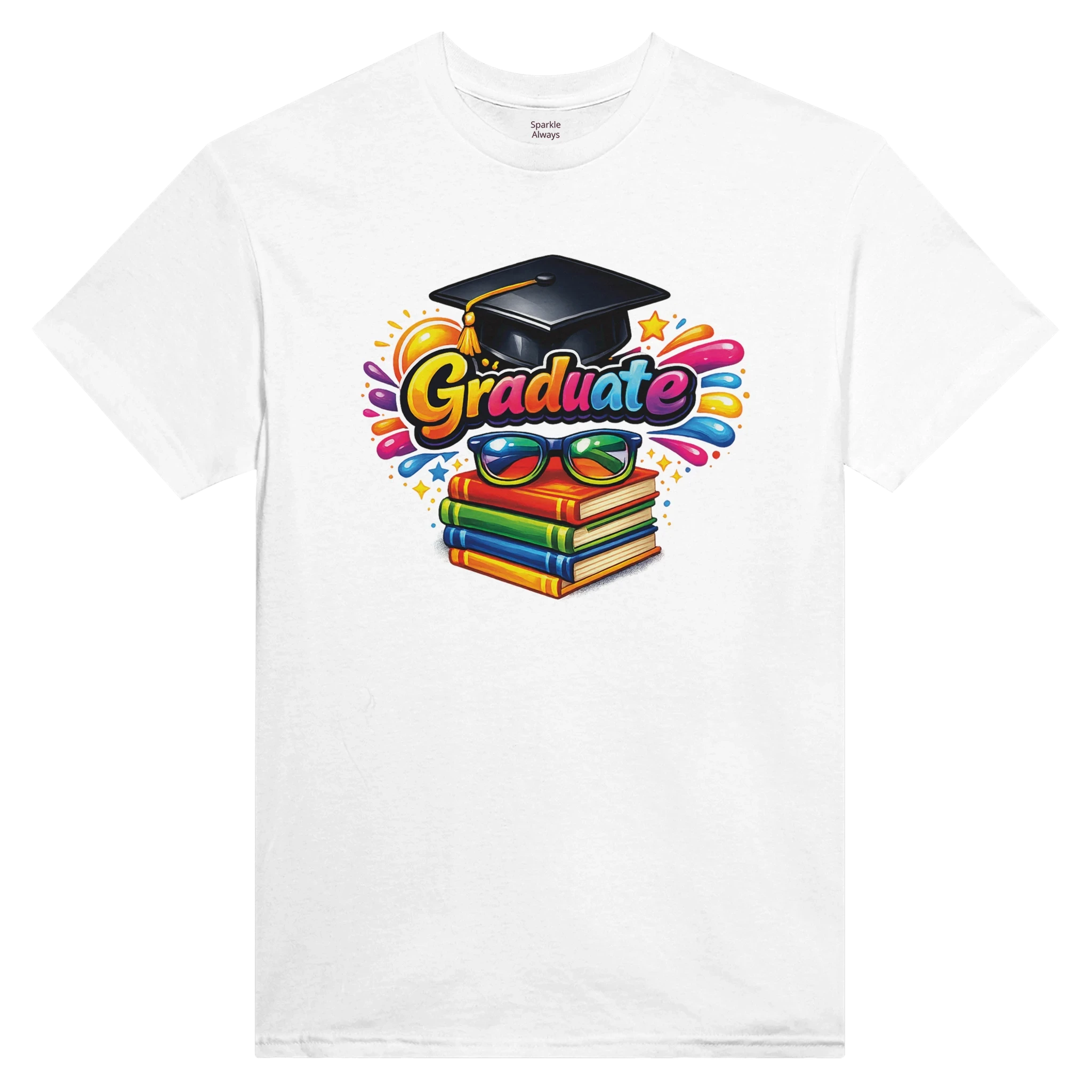 Graduate Celebration T-Shirt – Classic Heavyweight Cotton Graduation Party Tee