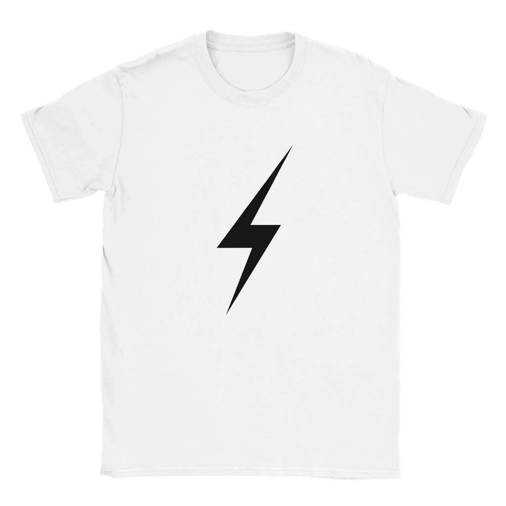 Lightning Bolt Graphic T-Shirt – Premium Cotton Spark Design Tee
