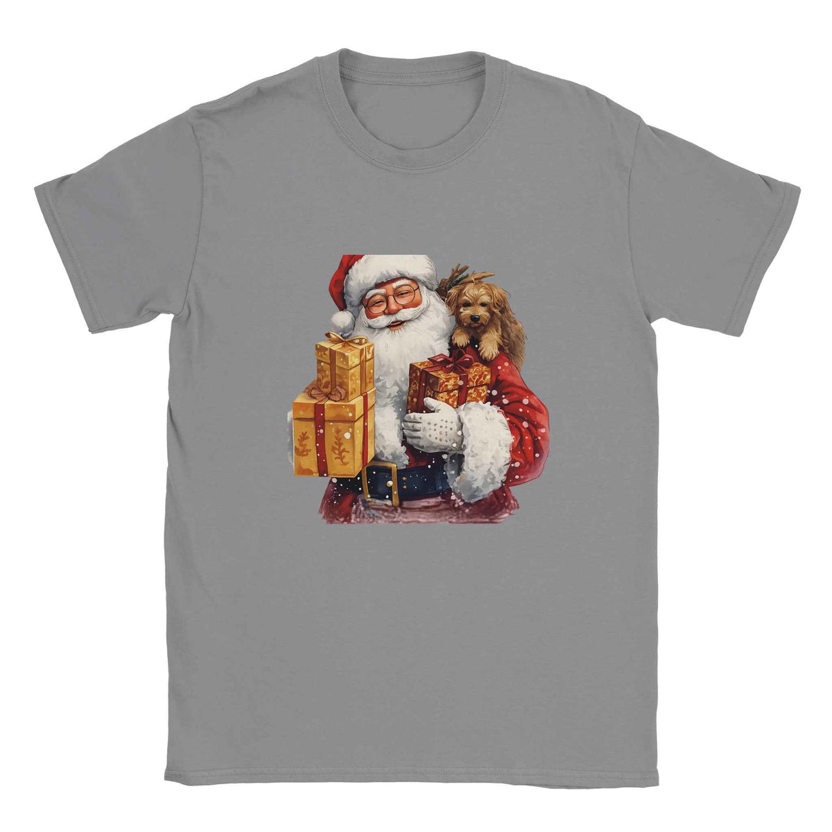 Father Christmas T-Shirt, Santa Claus Graphic Tee, Retro Holiday Shirt, Christmas Gift for Dad, Festive Xmas Apparel, Handmade Santa Top