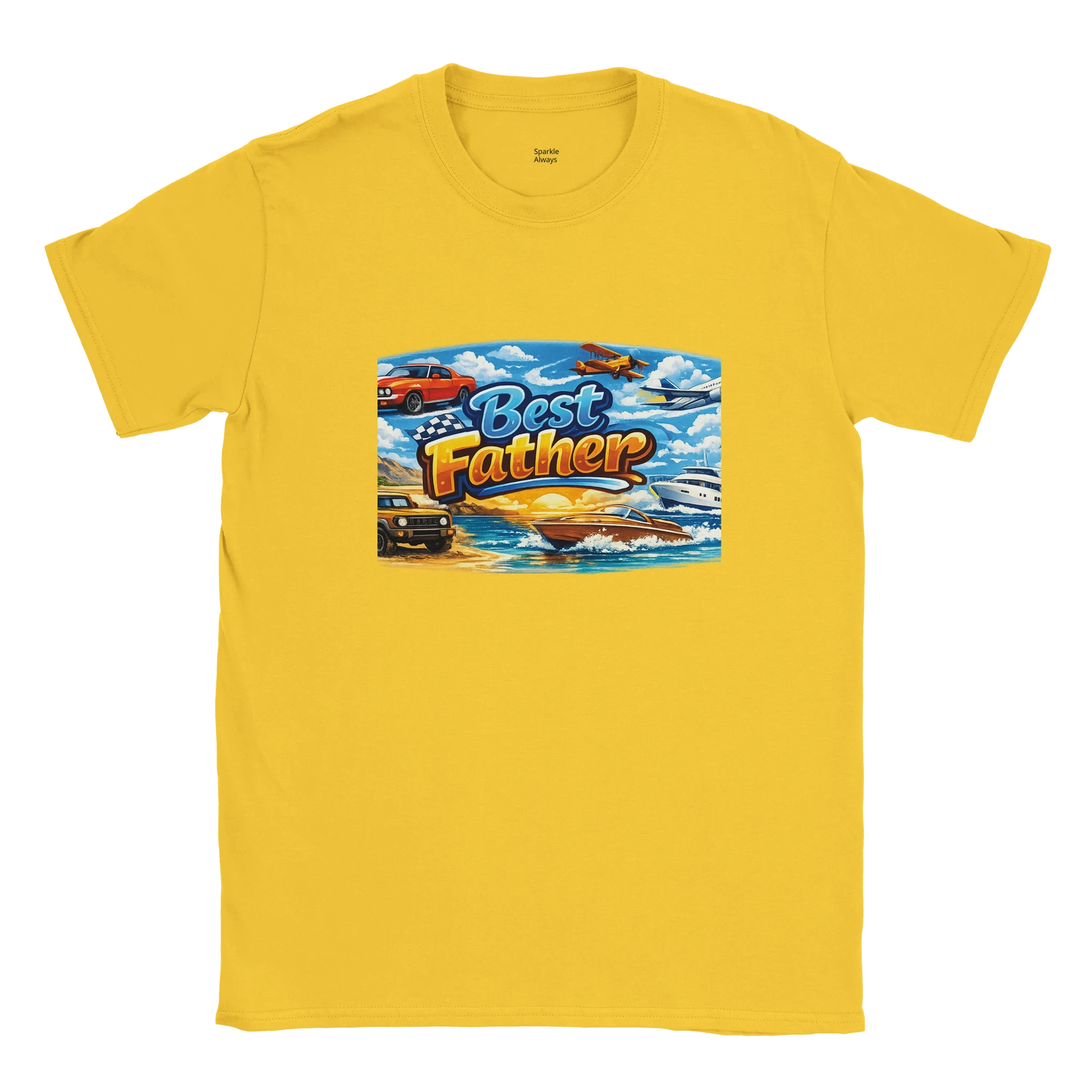 Best Father Ever Graphic T-Shirt - Premium Cotton Tee for Dads