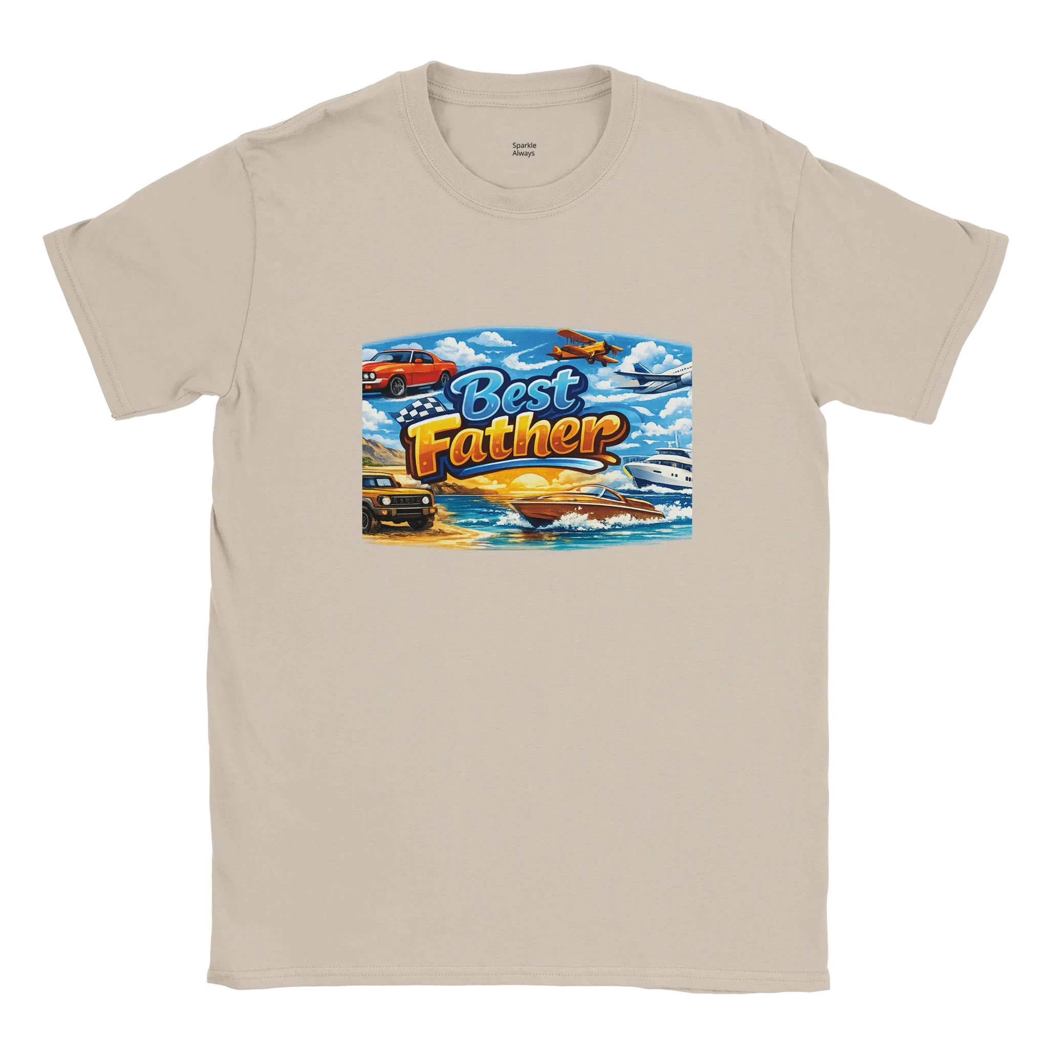 Best Father Ever Graphic T-Shirt - Premium Cotton Tee for Dads