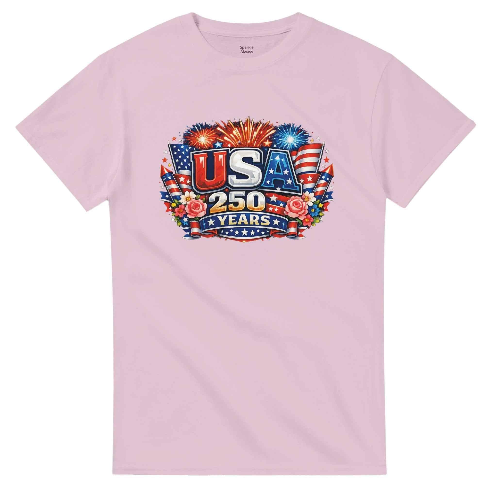 USA 250th Anniversary Shirt, Semiquincentennial 1776-2026 T-Shirt, Patriotic America Independence Day Gift, Heavyweight Cotton Tee