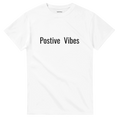 Positive Vibes Statement Heavyweight Cotton T-Shirt - Classic Relaxed Fit