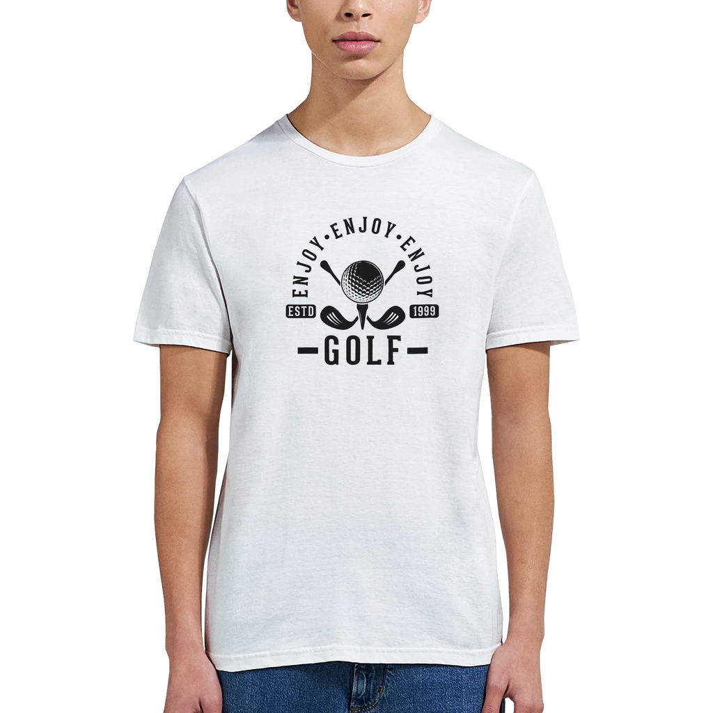 Enjoy Golf Graphic T-Shirt – Premium Ring-Spun Cotton Casual Tee