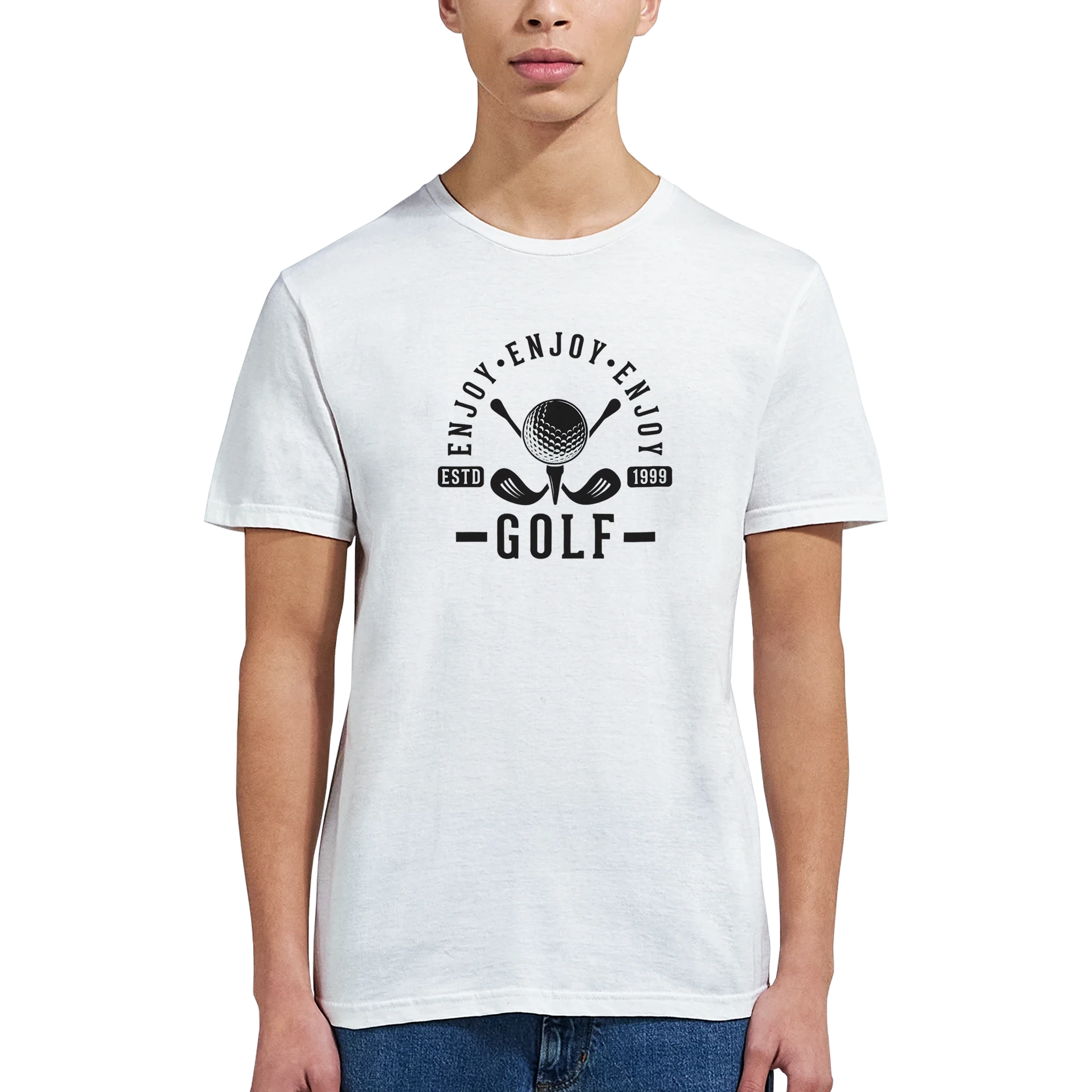 Enjoy Golf Graphic T-Shirt – Premium Ring-Spun Cotton Casual Tee