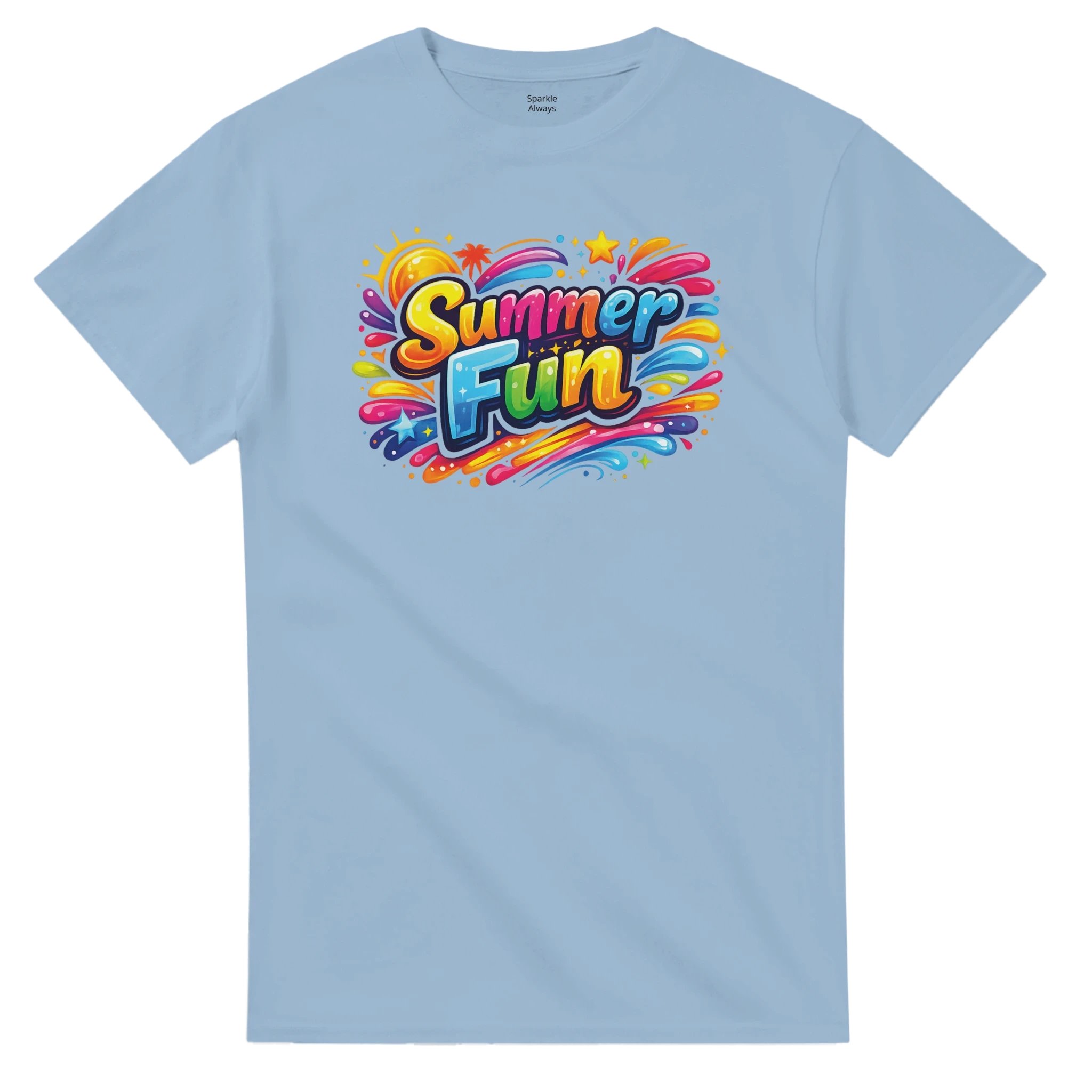 Summer Fun Beach T Shirt – Bright Casual Graphic Tee for Your Adventures