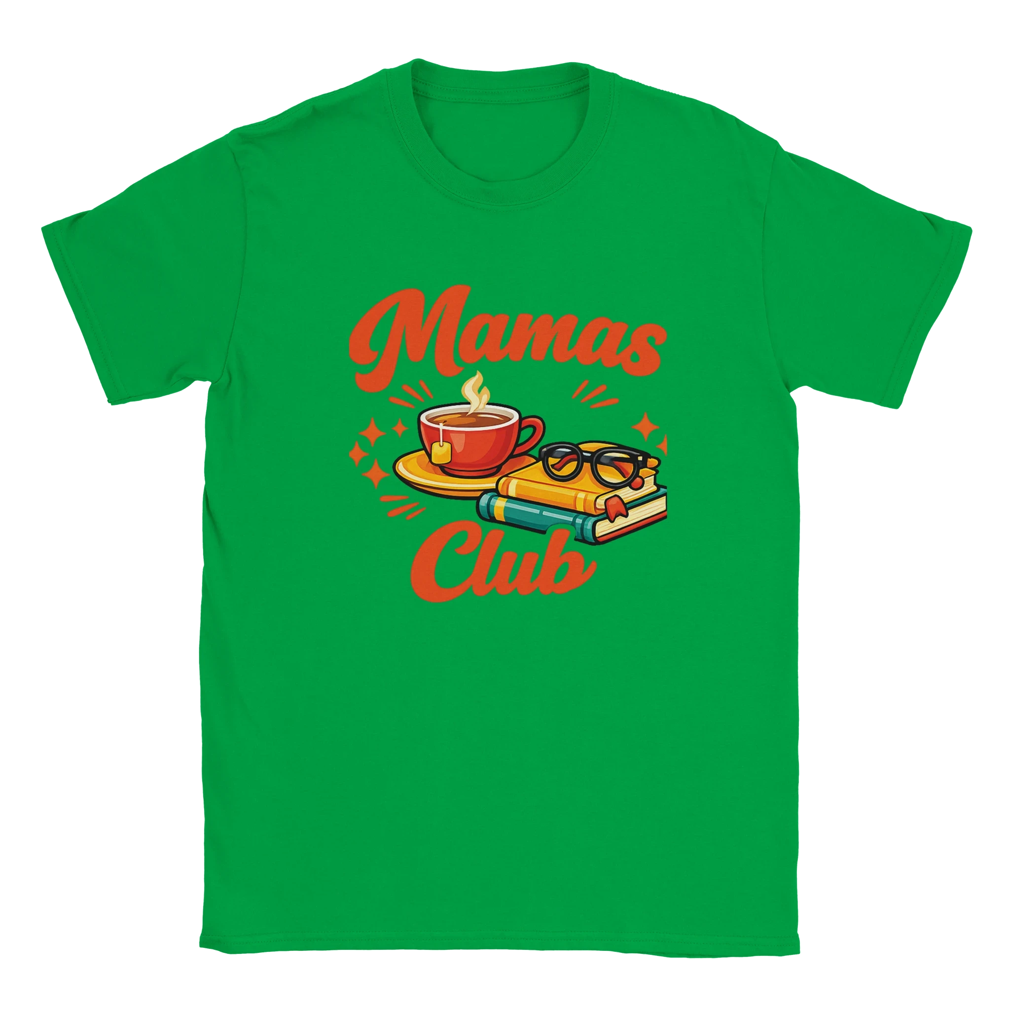 Mama's Club Graphic T-Shirt - Premium Soft Ring-Spun Cotton Tee