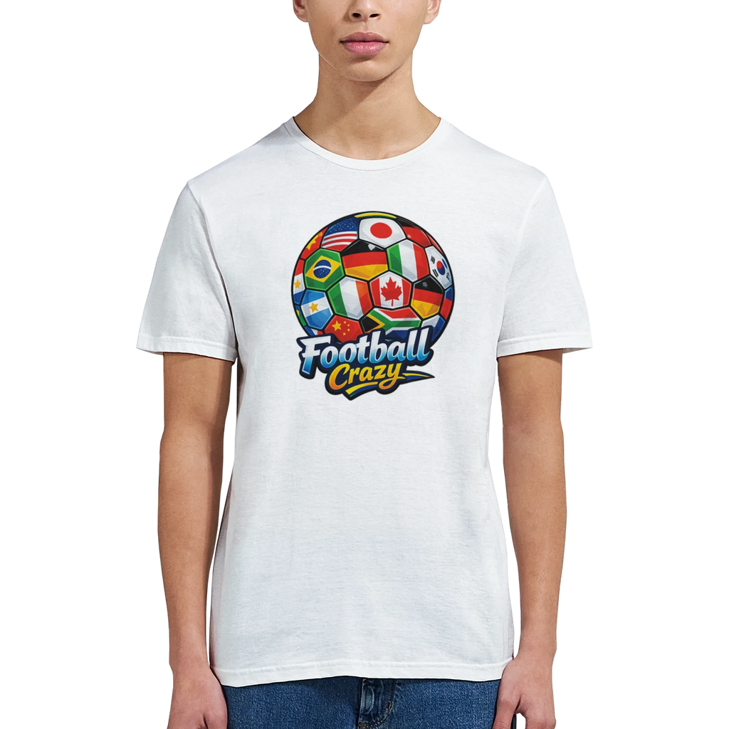 World Football Premium Graphic T-Shirt - Soft Ring-Spun Cotton Casual Tee