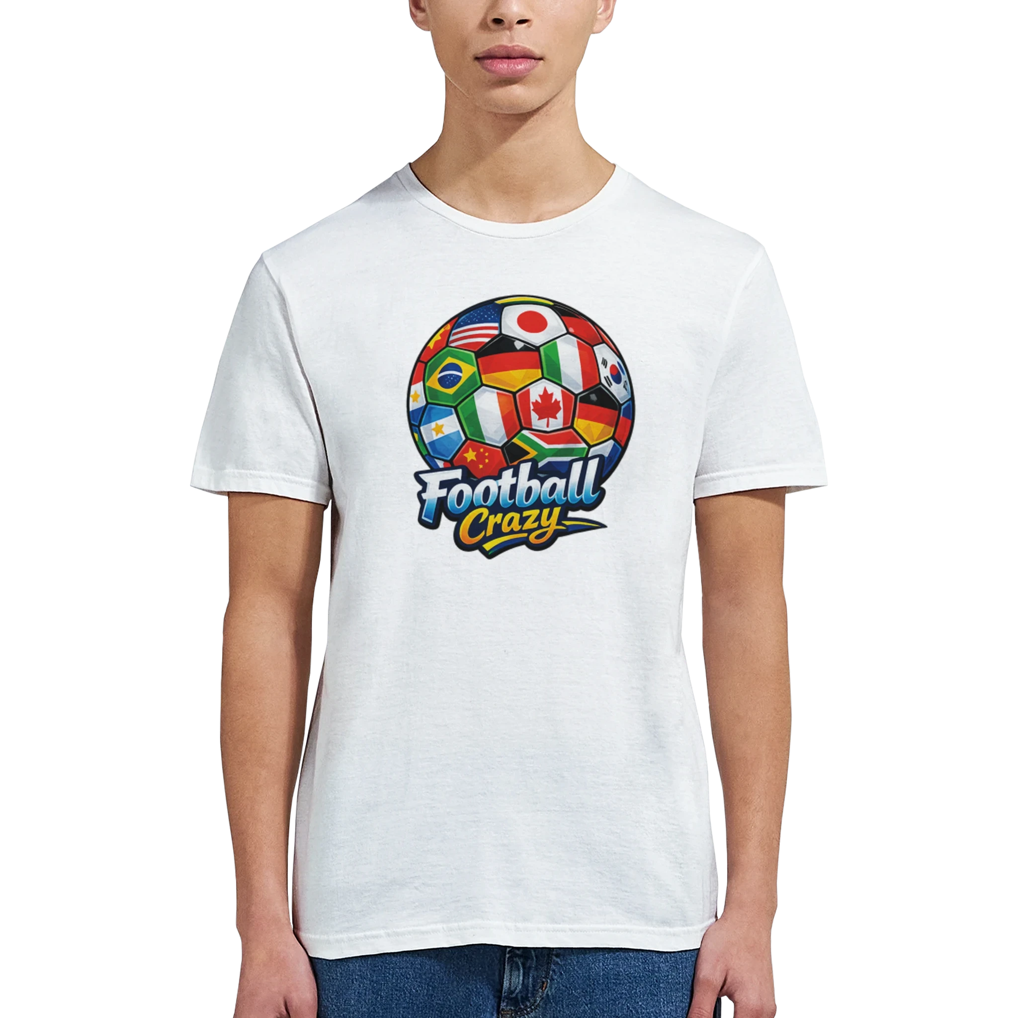 World Football Premium Graphic T-Shirt - Soft Ring-Spun Cotton Casual Tee