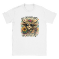 Good Ones Are Crazy Funny Cow Graphic T-Shirt - Premium Unisex Cotton Tee