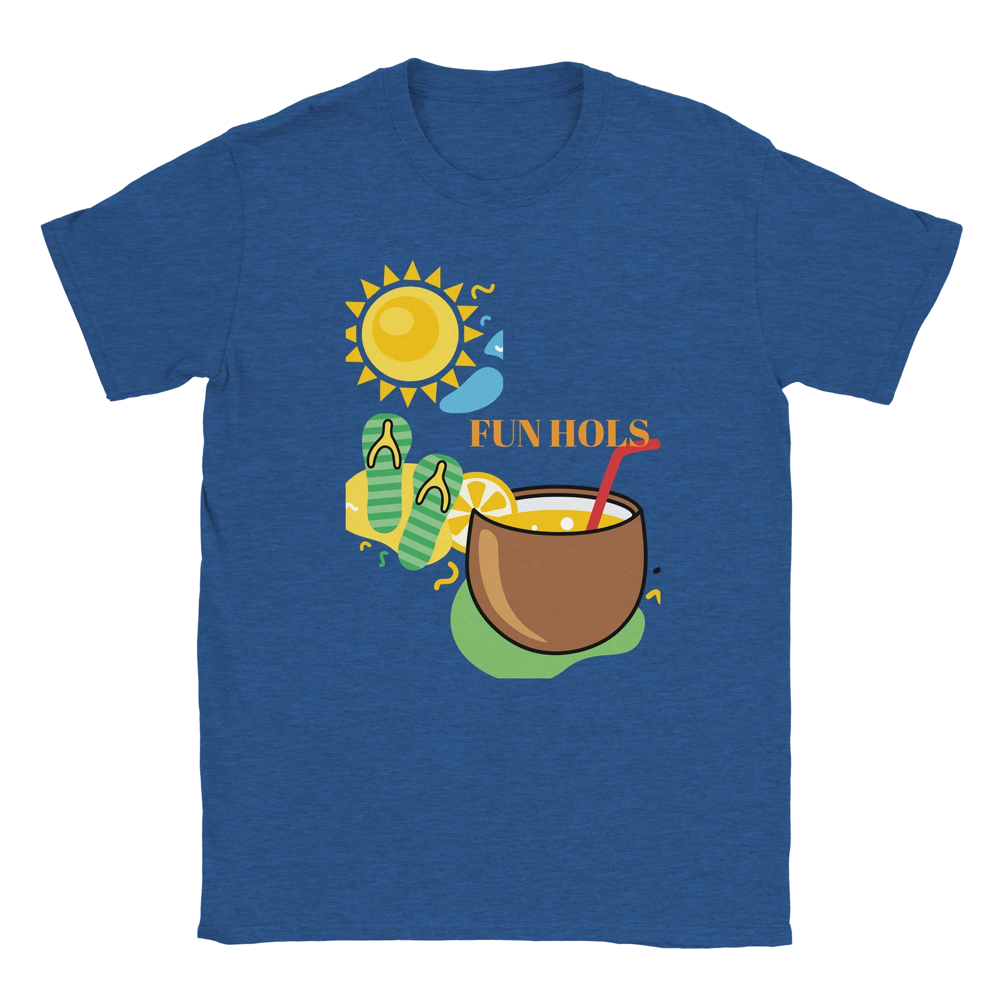 Fun Holiday Beach Graphic T-Shirt - Premium Cotton Tee