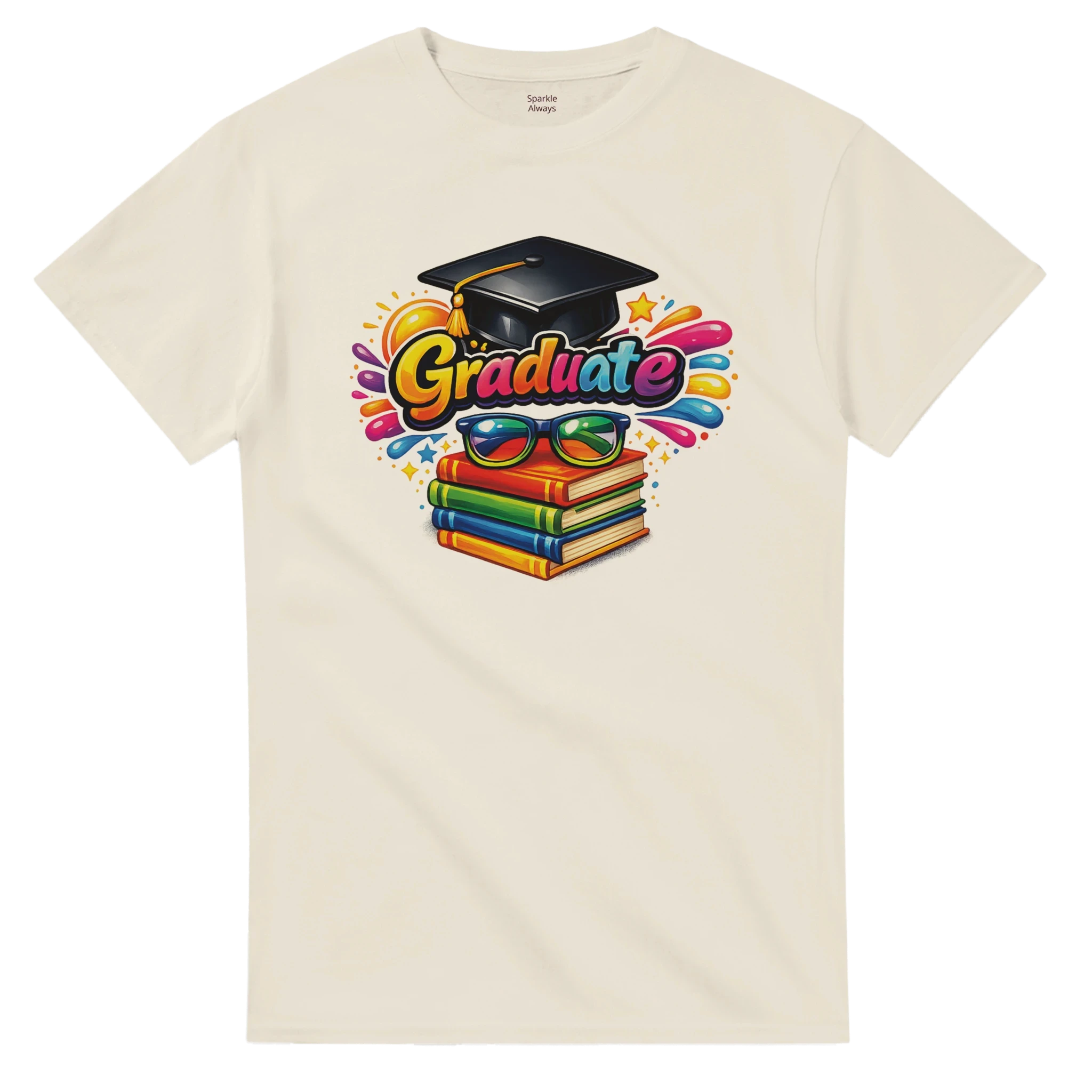 Graduate Celebration T-Shirt – Classic Heavyweight Cotton Graduation Party Tee