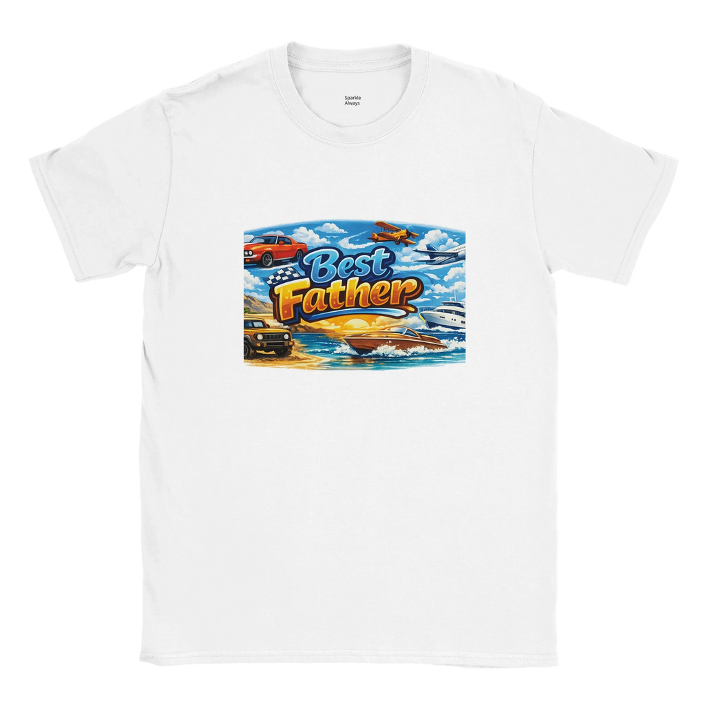 Best Father Ever Graphic T-Shirt - Premium Cotton Tee for Dads