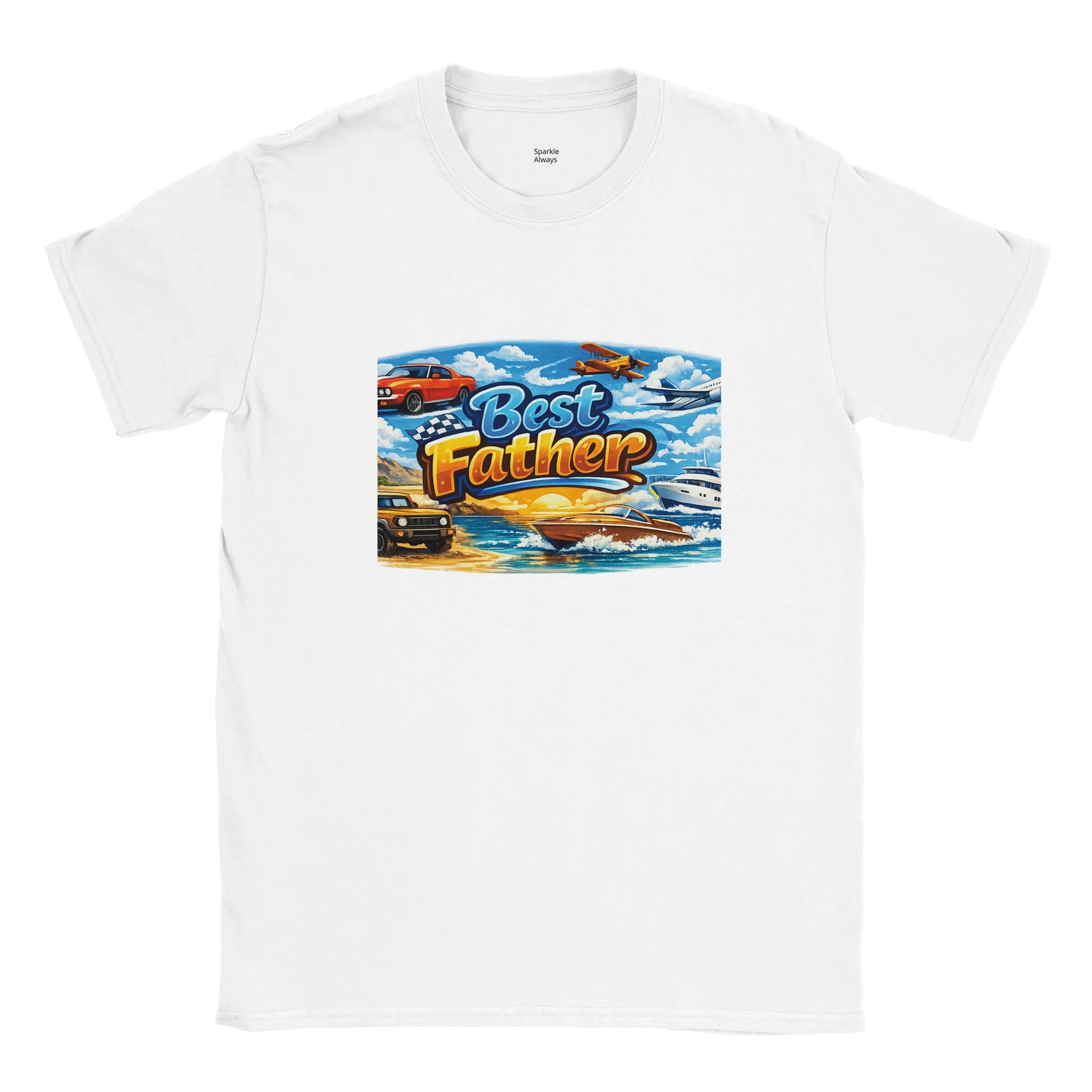 Best Father Ever Graphic T-Shirt - Premium Cotton Tee for Dads