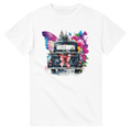 Bright Truck and Butterfly Design Heavyweight Unisex Crewneck T-shirt | Gildan® 5000
