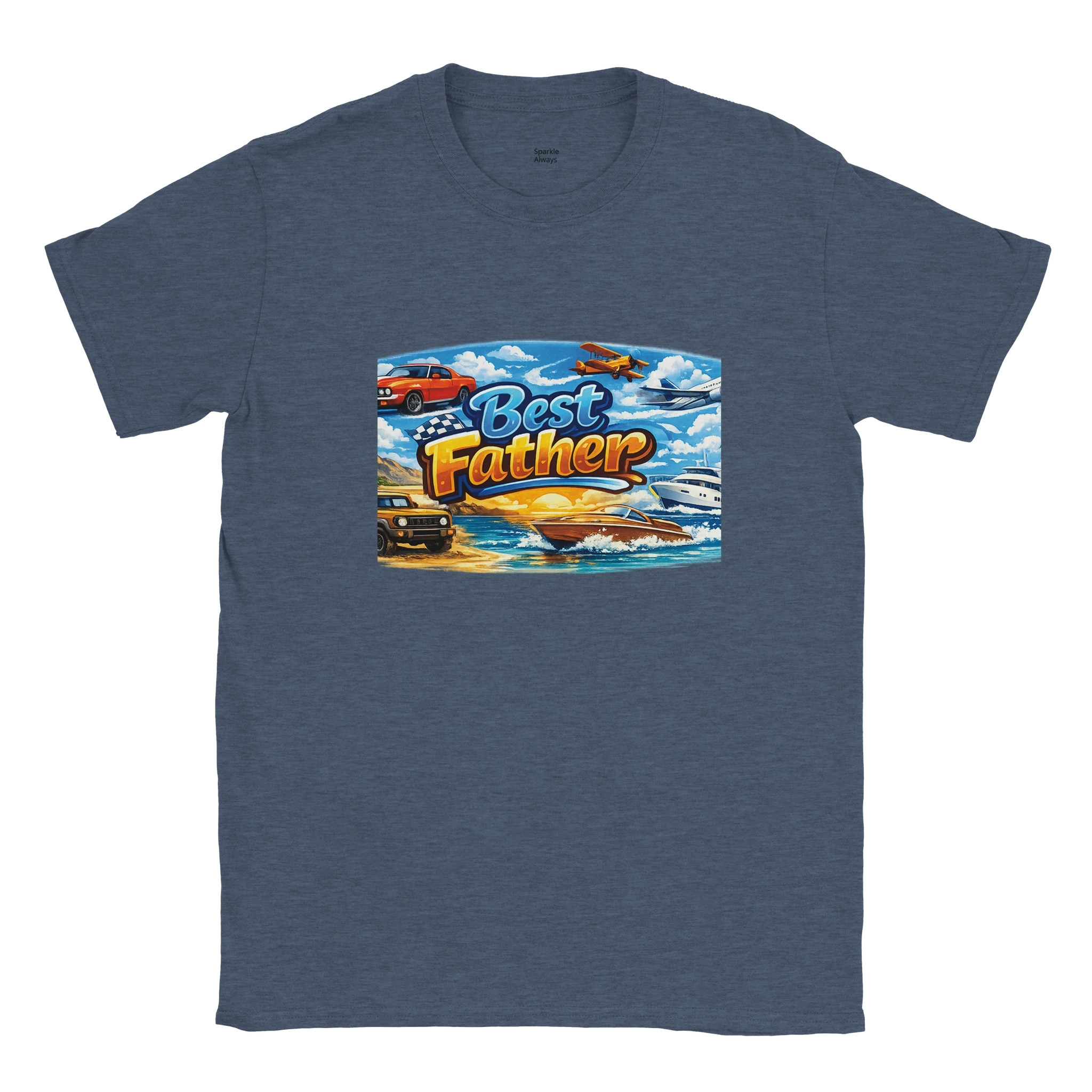 Best Father Ever Graphic T-Shirt - Premium Cotton Tee for Dads