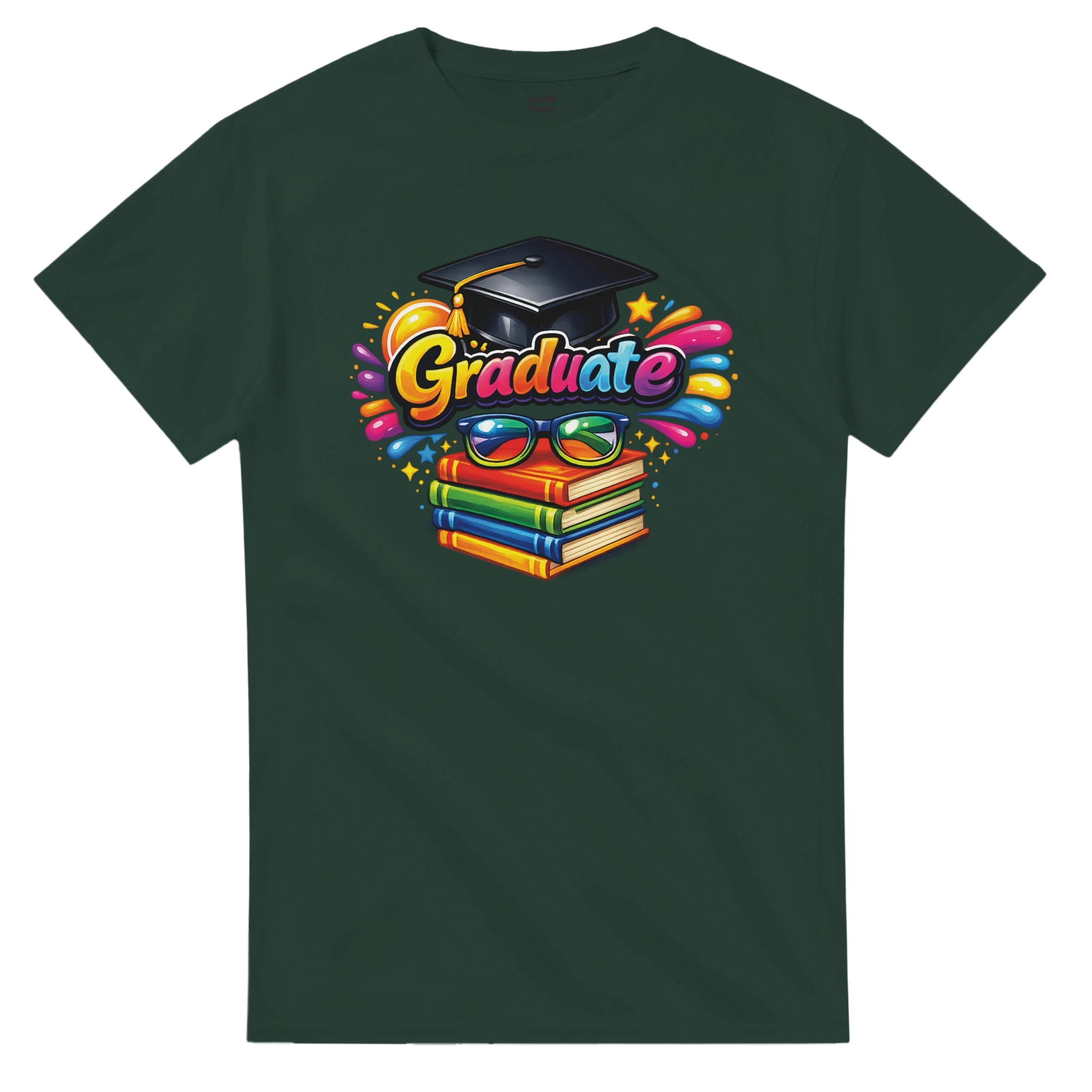 Graduate Celebration T-Shirt – Classic Heavyweight Cotton Graduation Party Tee
