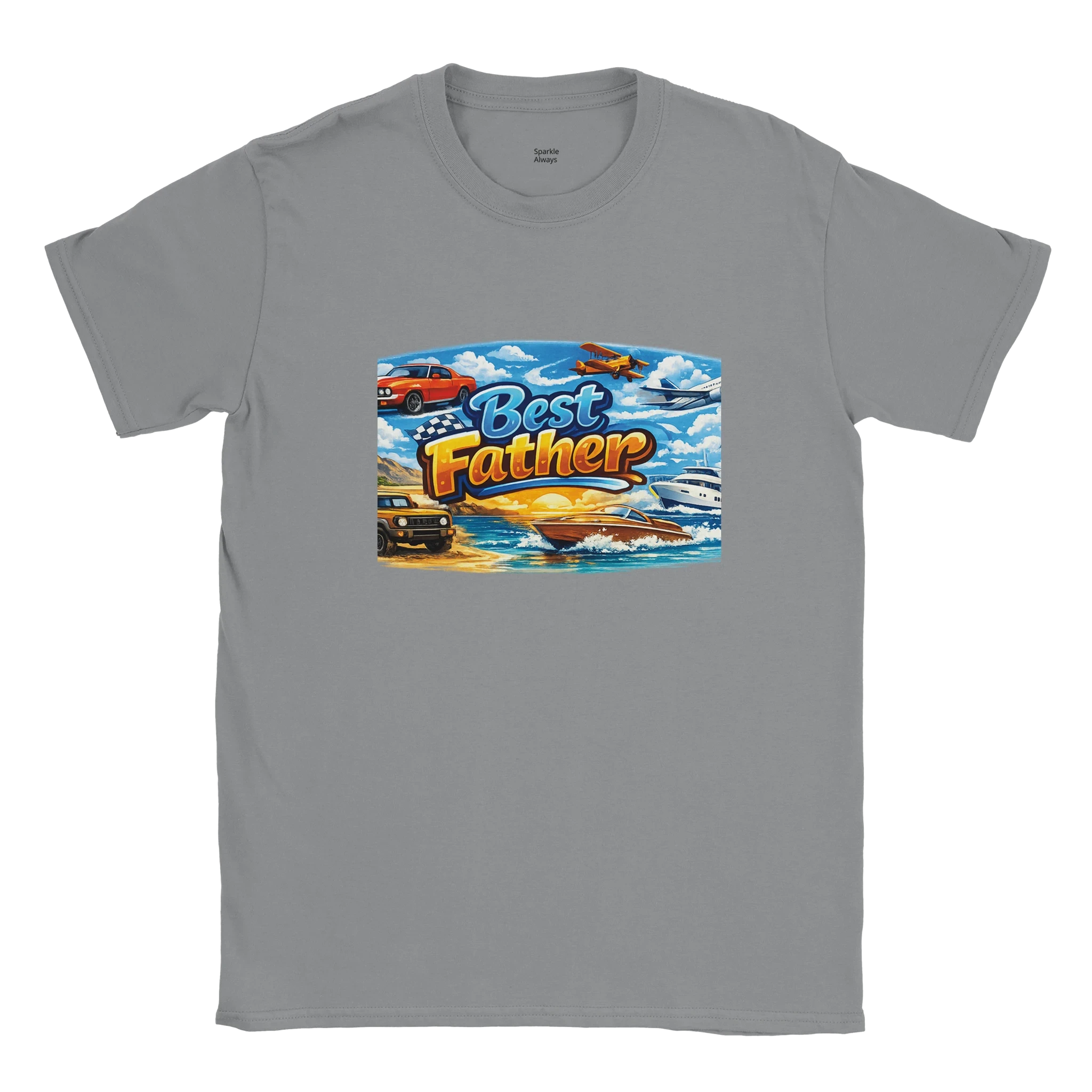 Best Father Ever Graphic T-Shirt - Premium Cotton Tee for Dads