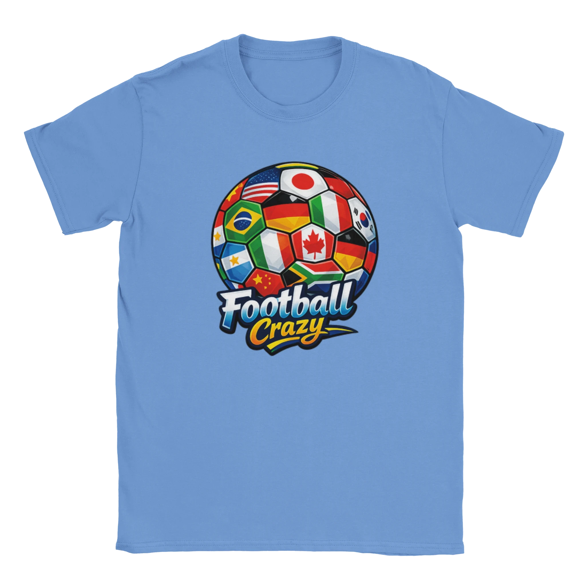 World Football Premium Graphic T-Shirt - Soft Ring-Spun Cotton Casual Tee