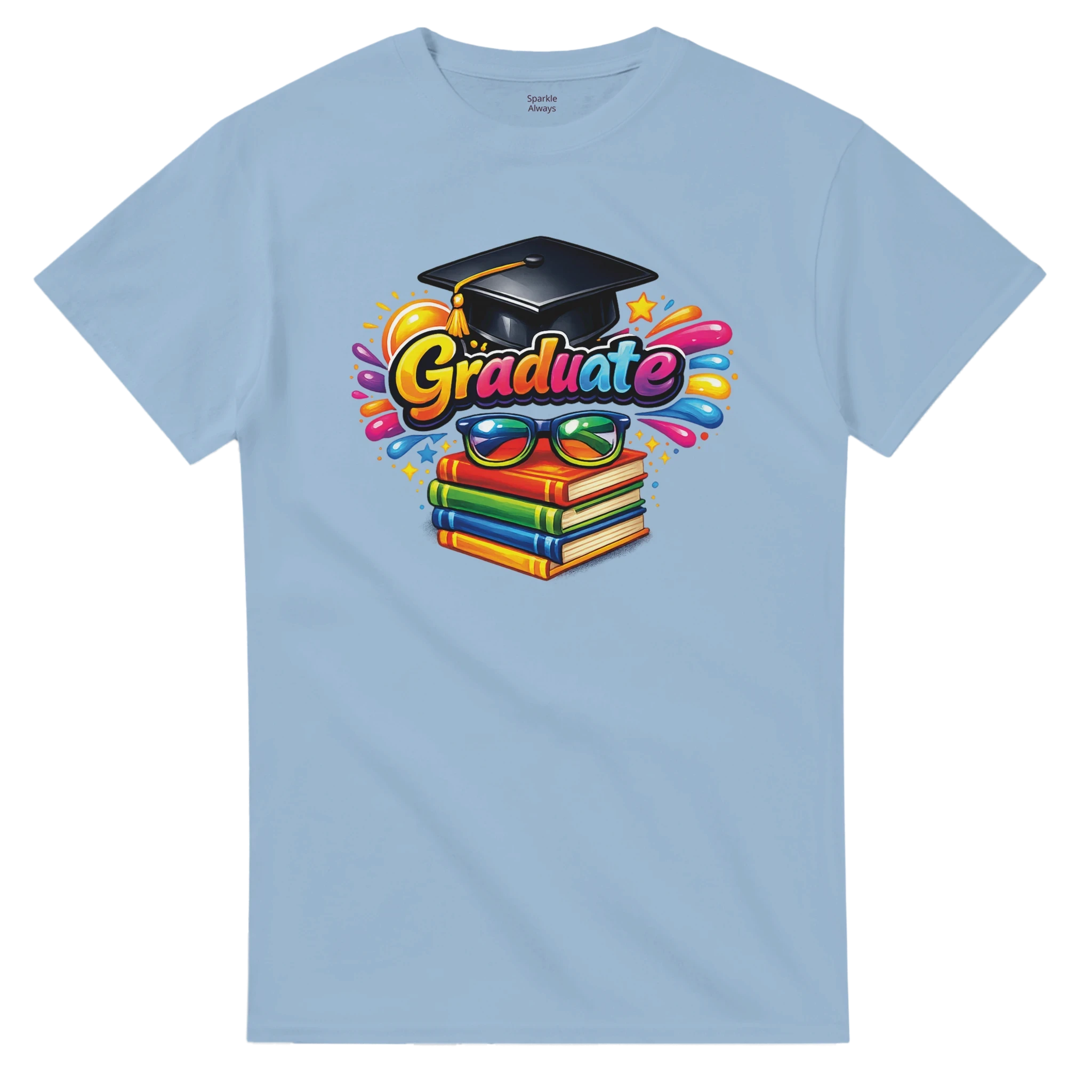 Graduate Celebration T-Shirt – Classic Heavyweight Cotton Graduation Party Tee