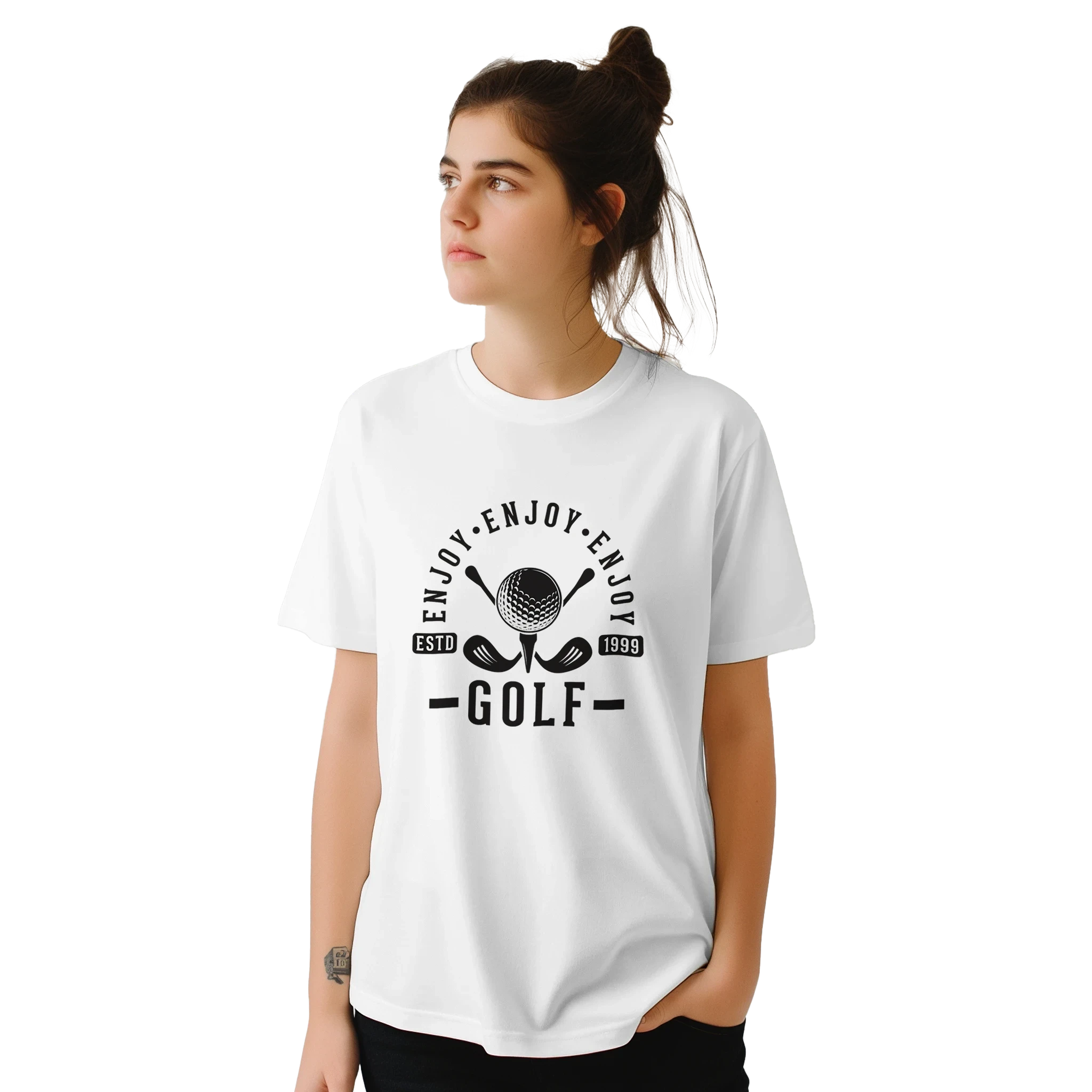 Enjoy Golf Graphic T-Shirt – Premium Ring-Spun Cotton Casual Tee