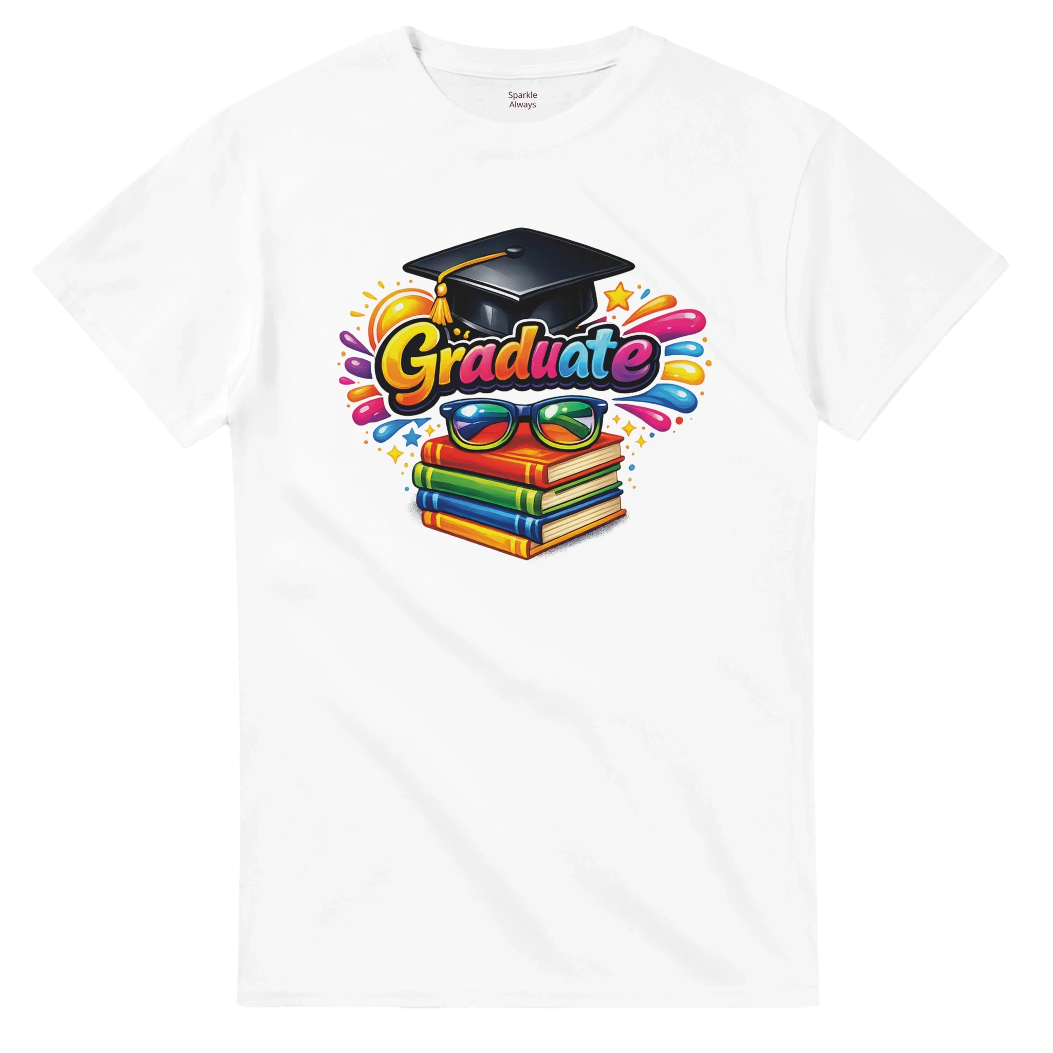 Graduate Celebration T-Shirt – Classic Heavyweight Cotton Graduation Party Tee