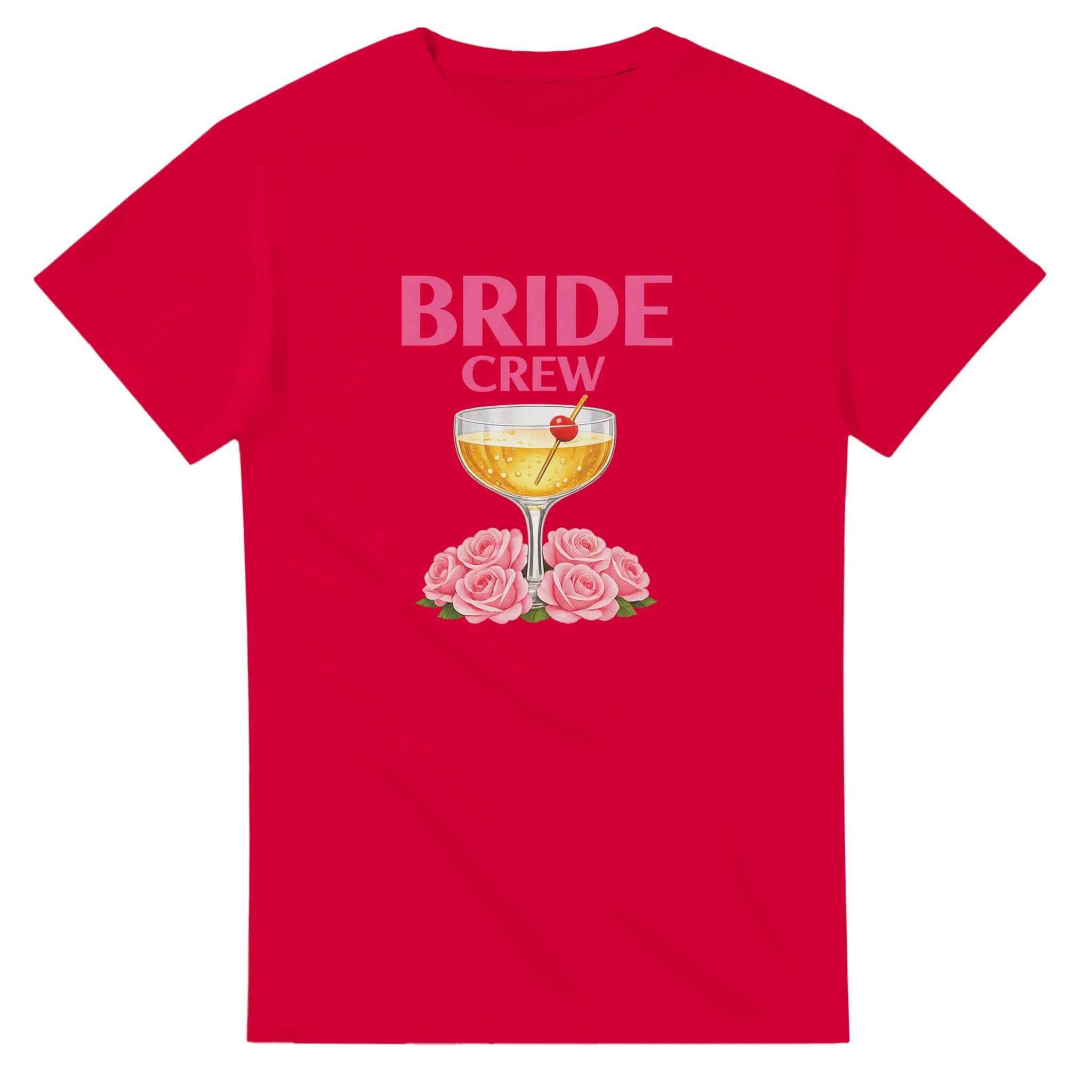 Custom Bride Crew T-Shirt - Matching Bachelorette Party Shirts, Personalized Wedding Party Gift, Bridal Shower Team Bride Apparel