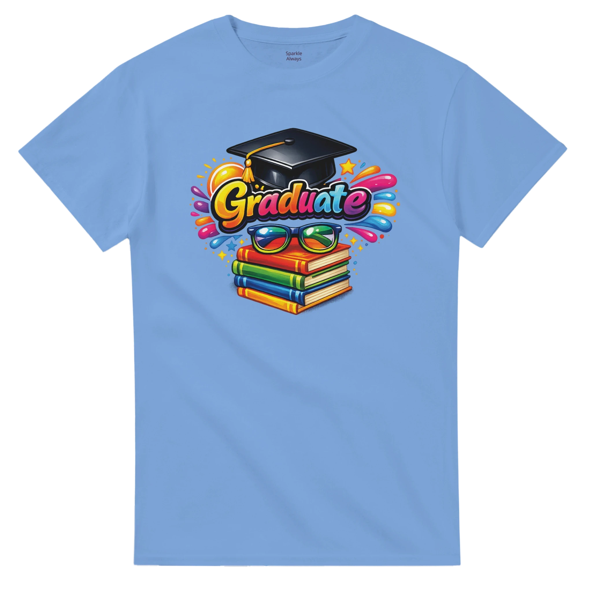 Graduate Celebration T-Shirt – Classic Heavyweight Cotton Graduation Party Tee