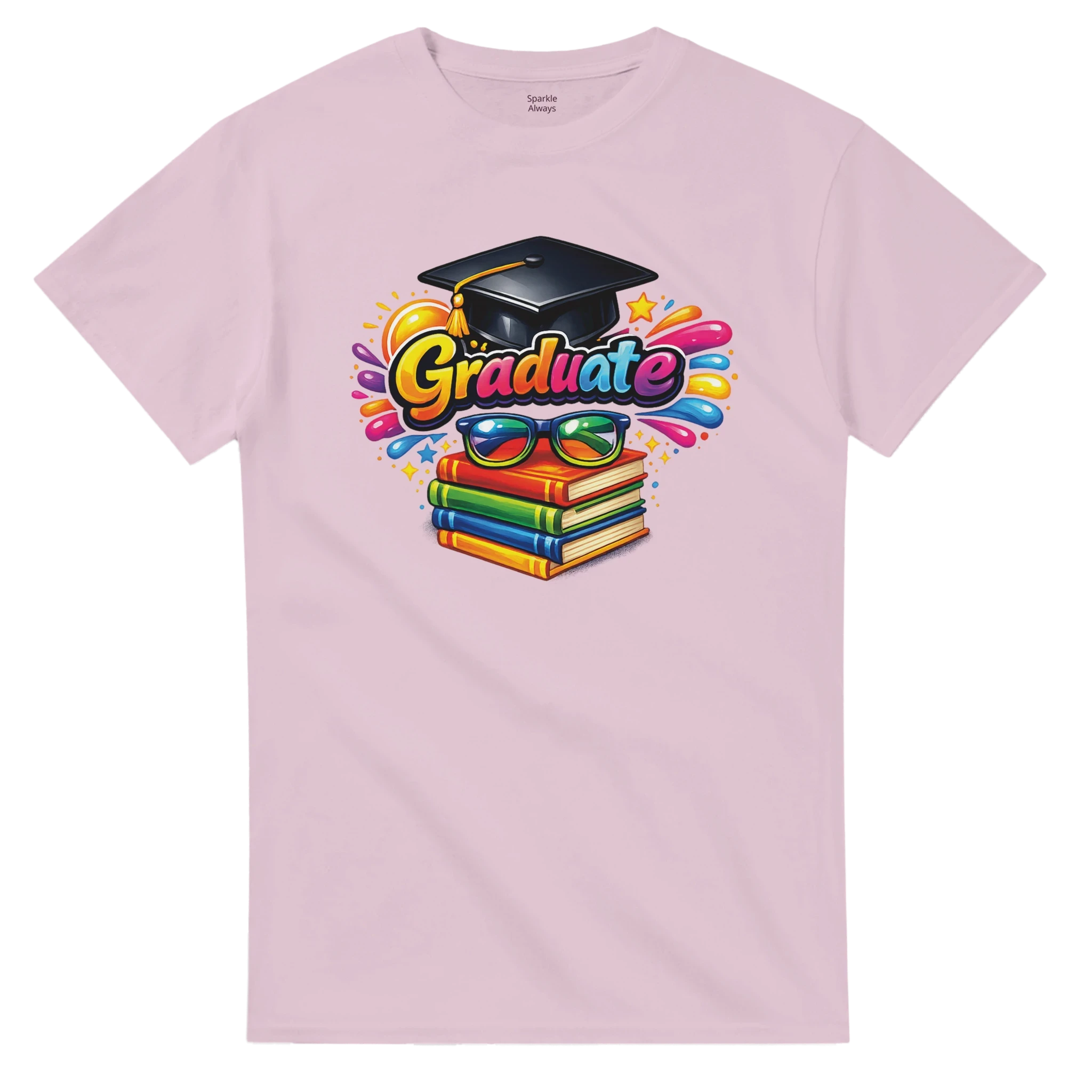 Graduate Celebration T-Shirt – Classic Heavyweight Cotton Graduation Party Tee