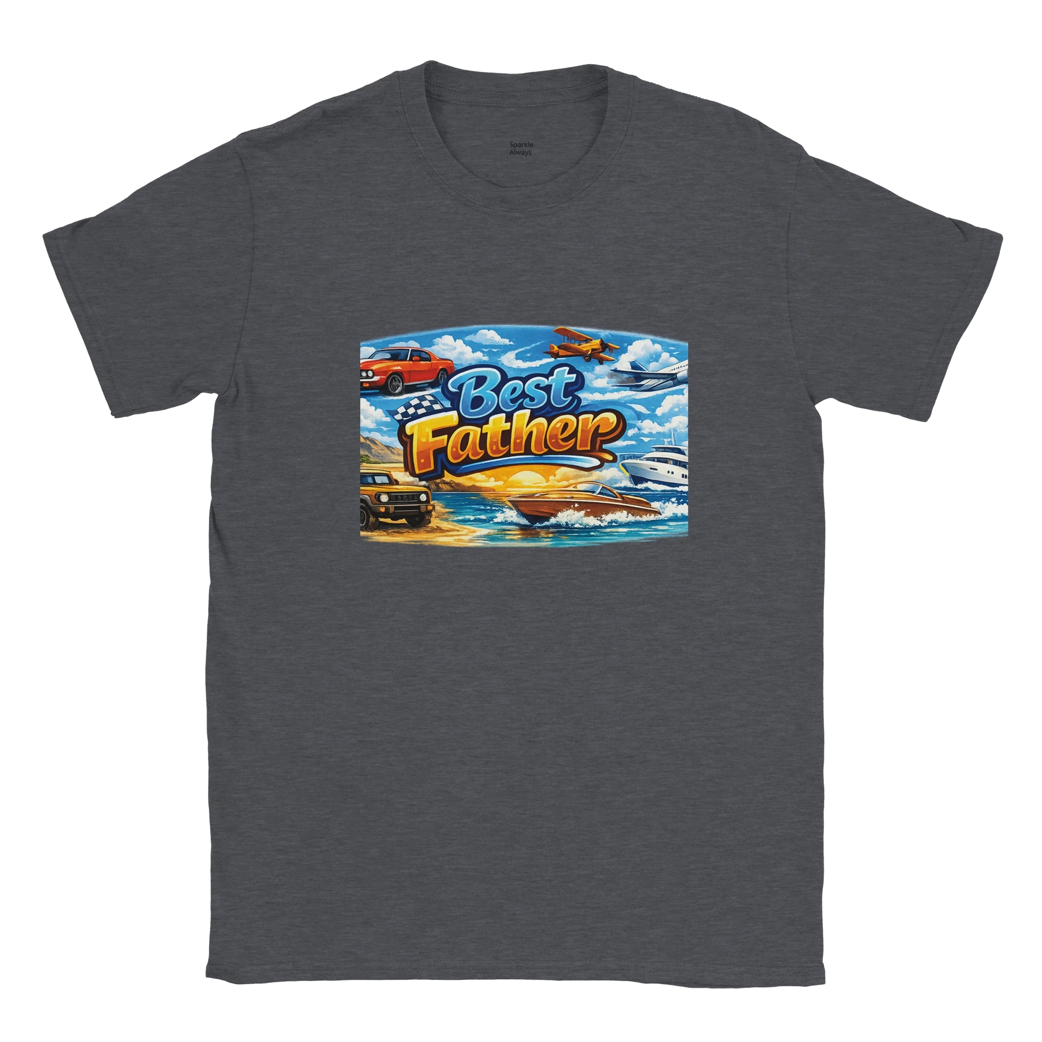 Best Father Ever Graphic T-Shirt - Premium Cotton Tee for Dads