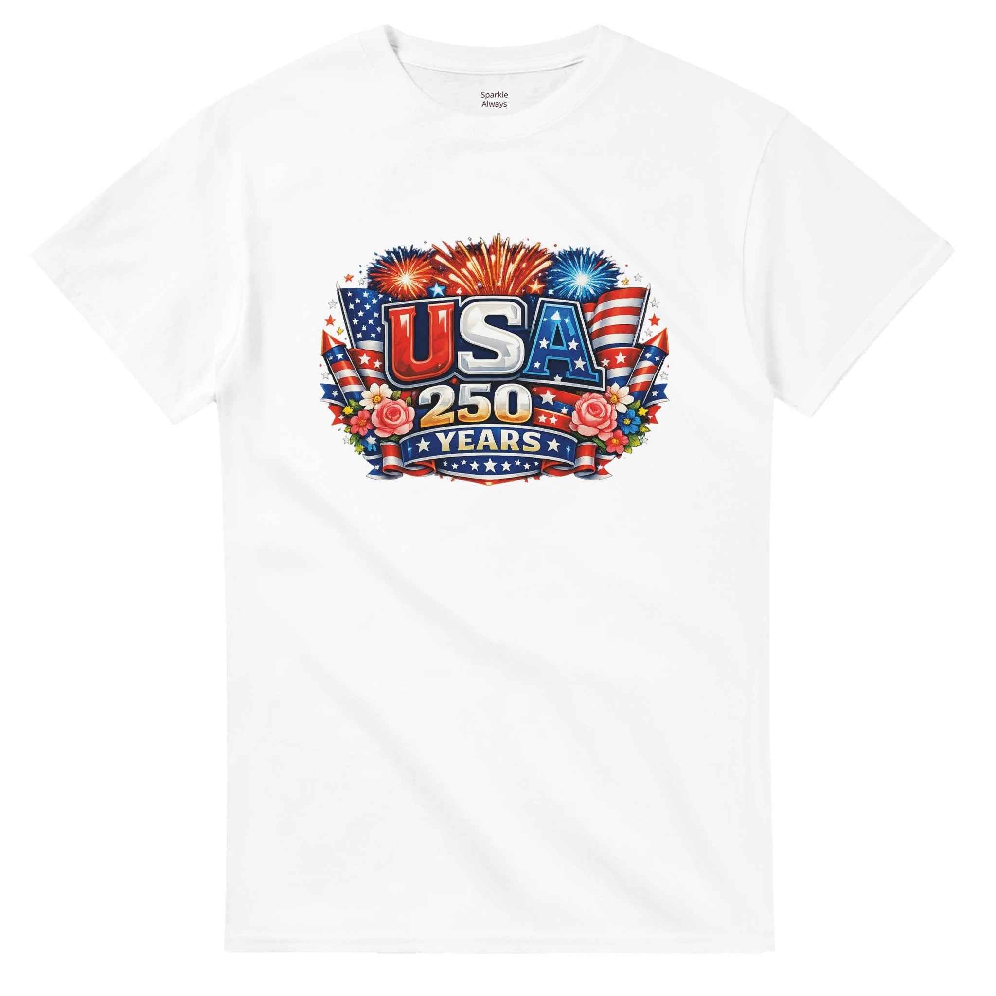 USA 250th Anniversary Shirt, Semiquincentennial 1776-2026 T-Shirt, Patriotic America Independence Day Gift, Heavyweight Cotton Tee