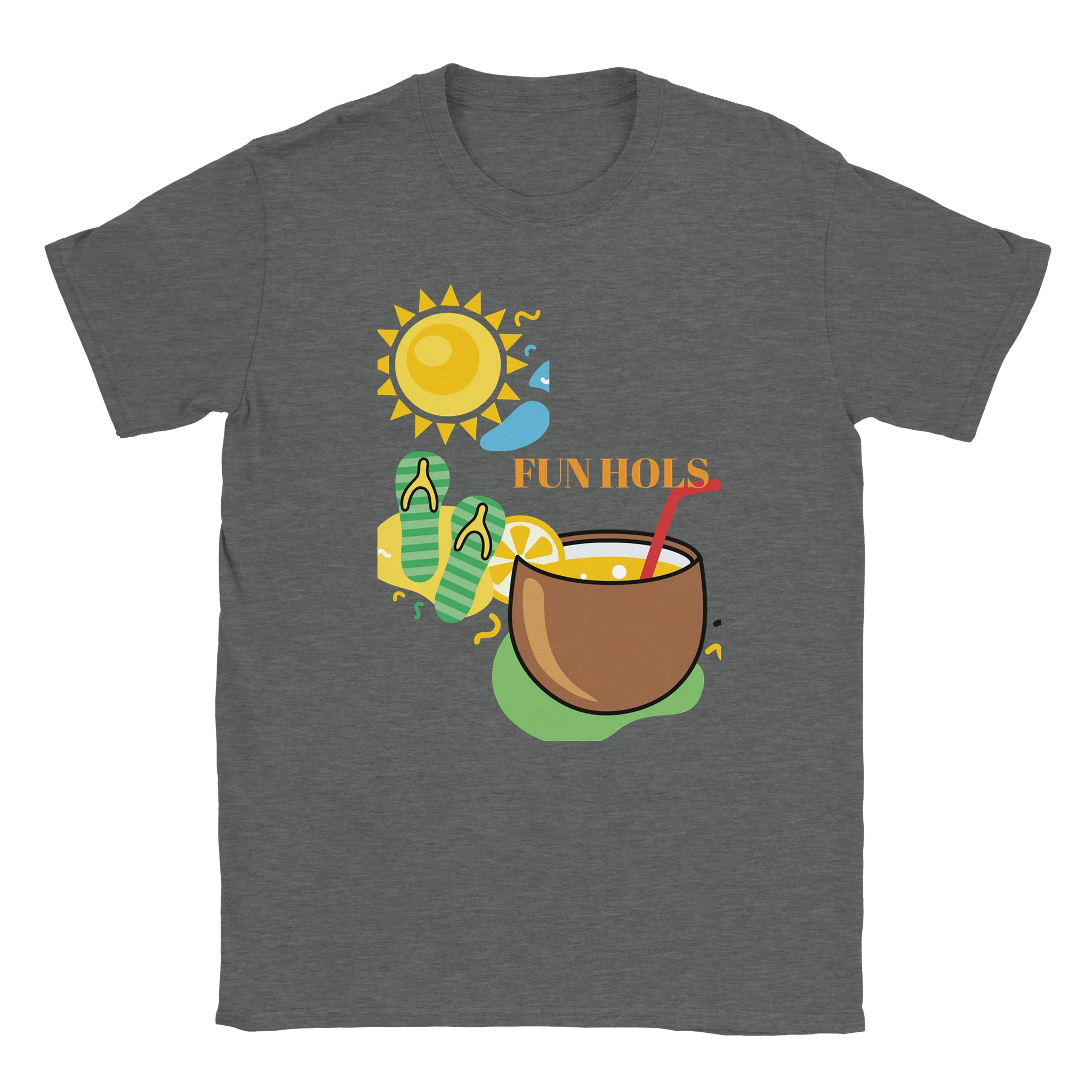 Fun Holiday Beach Graphic T-Shirt - Premium Cotton Tee