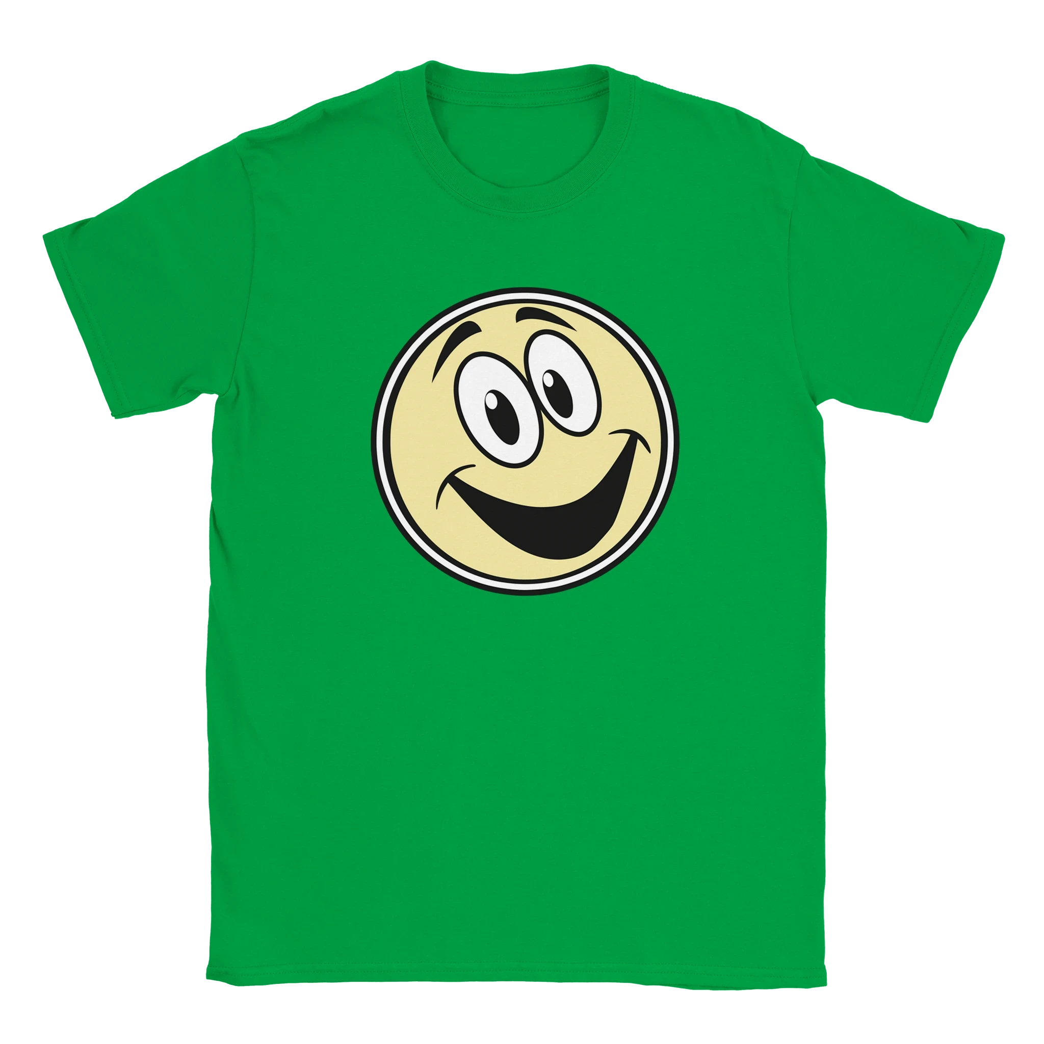 Smiling Emoji Graphic T-Shirt - Premium Soft Cotton Fun Tee