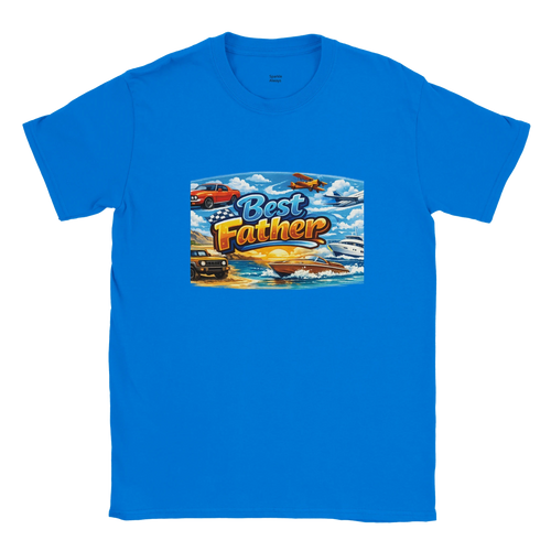 Best Father Ever Graphic T-Shirt - Premium Cotton Tee for Dads